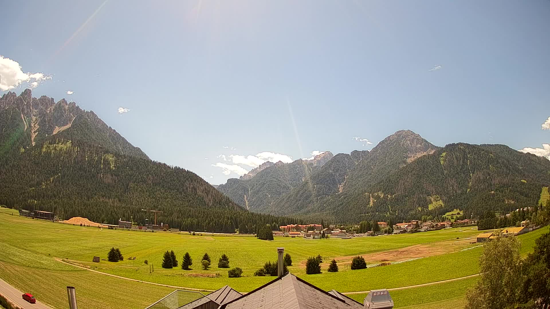 Webcam Toblach Dolomiten – Blick vom Hotel Rosengarten