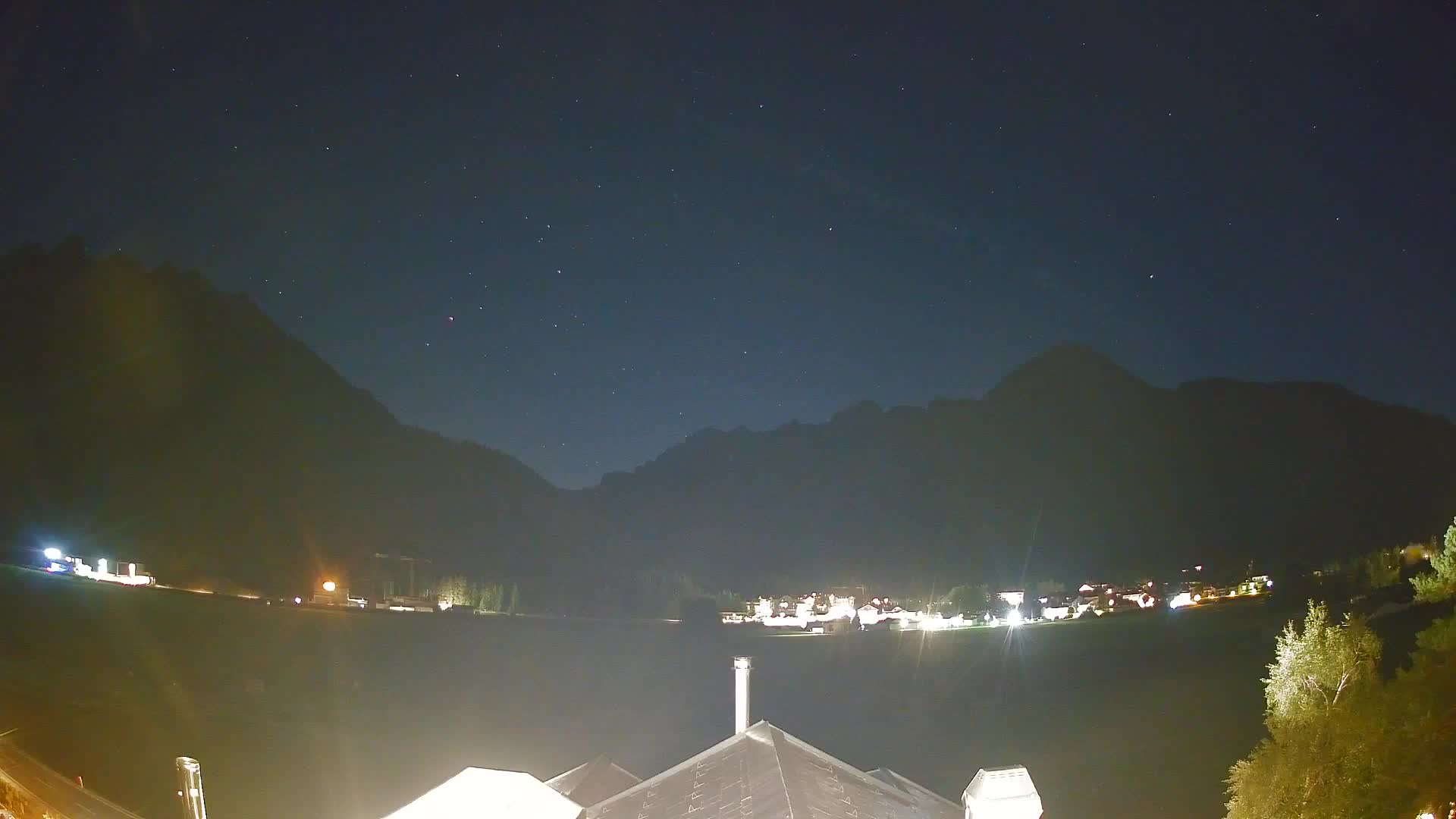 Web kamera Toblach Dolomiti – Pogled s Hotela Rosengarten