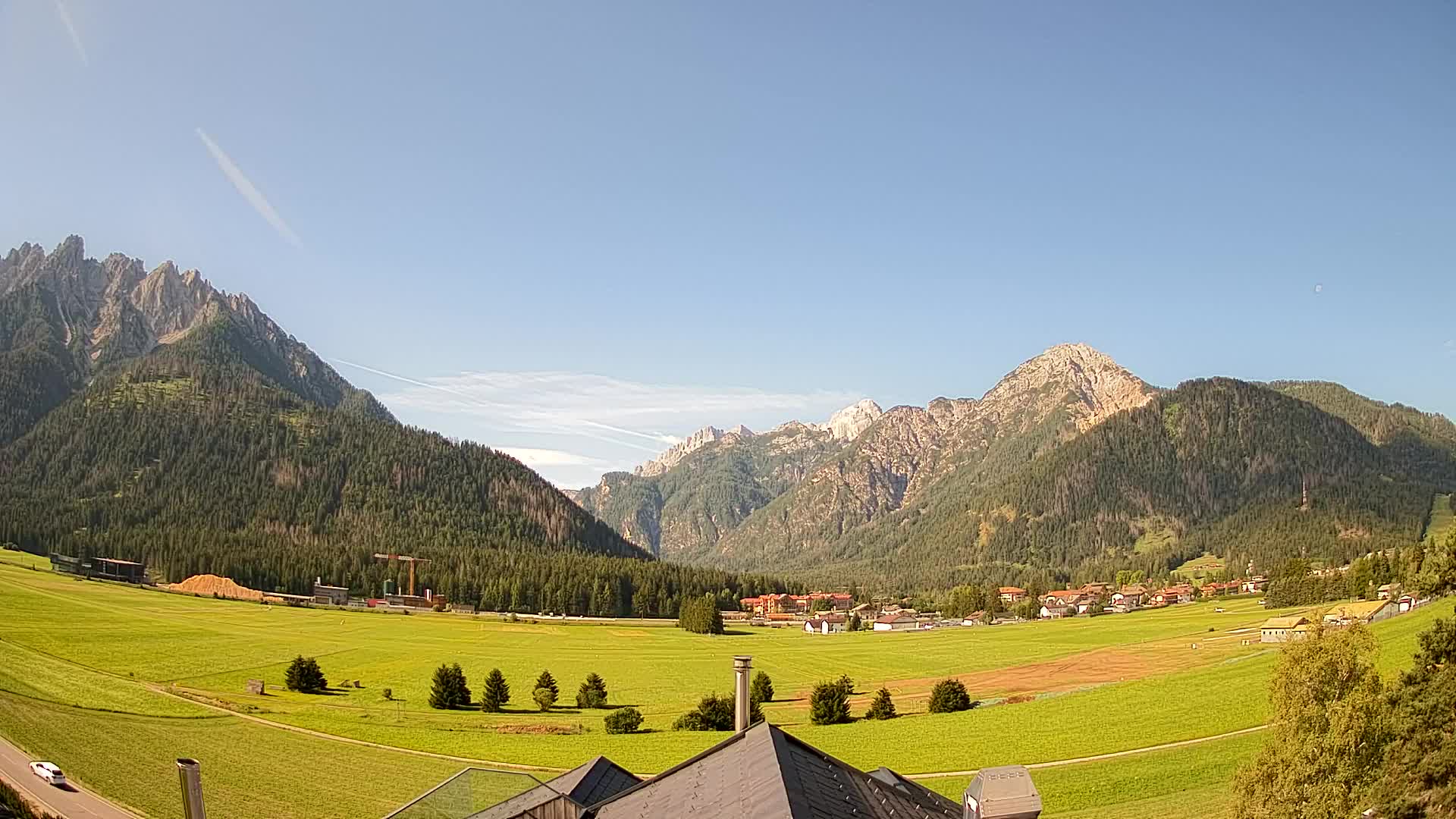 Webcam Toblach Dolomiten – Blick vom Hotel Rosengarten