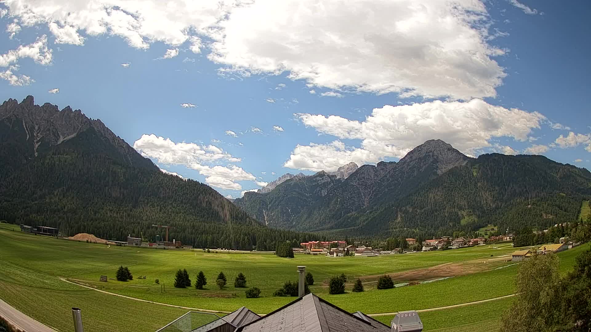 Webcam Toblach Dolomitas – Vista desde el Hotel Rosengarten
