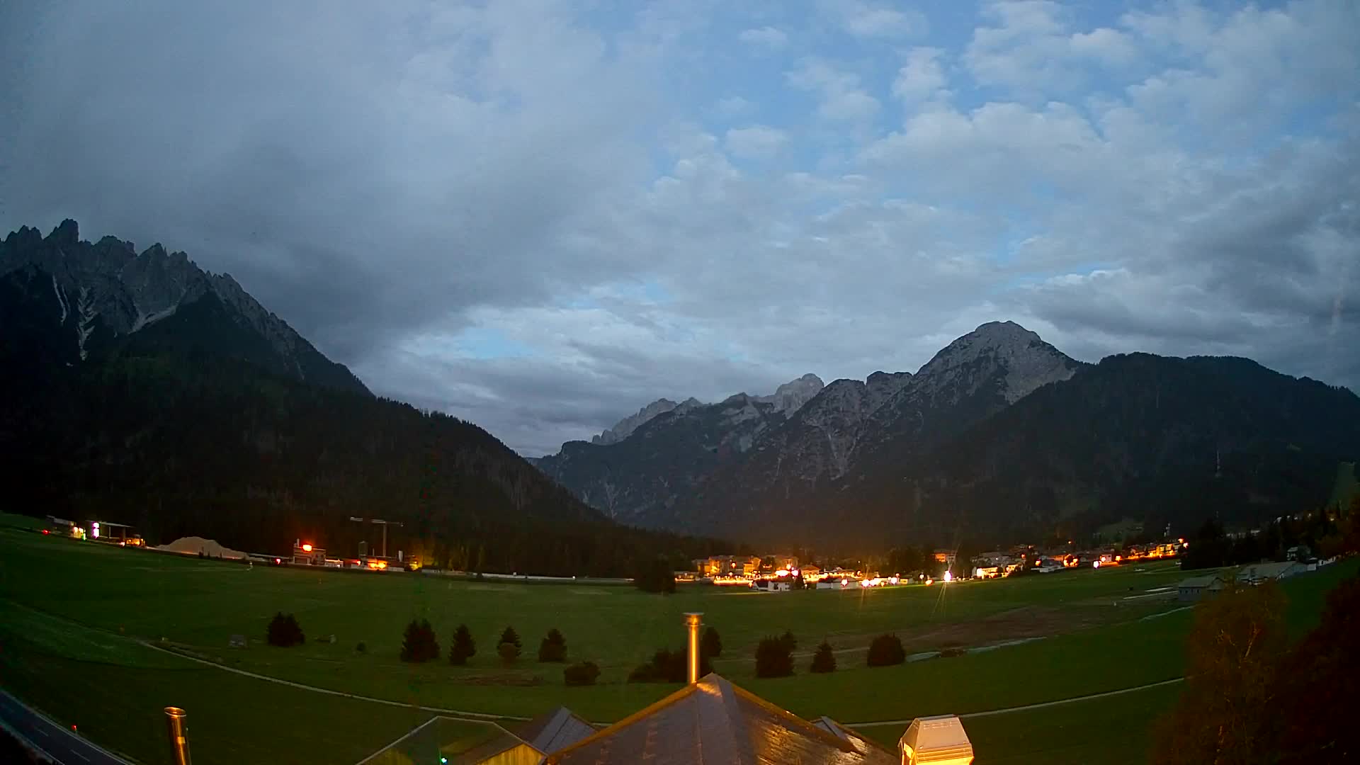 Webcam Toblach Dolomiten – Blick vom Hotel Rosengarten