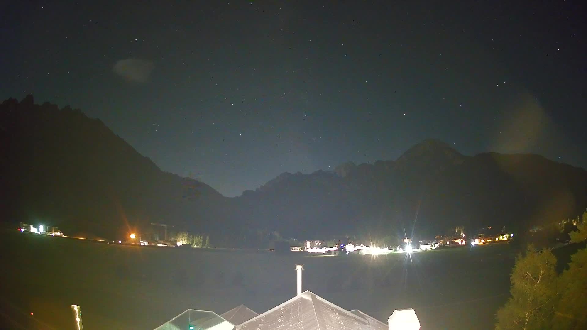 Webcam Toblach Dolomites – View from Hotel Rosengarten
