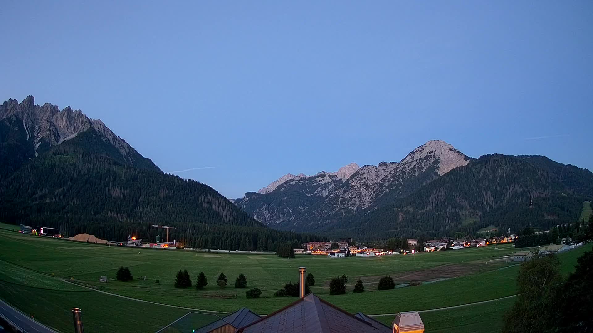 Webcam Toblach Dolomitas – Vista desde el Hotel Rosengarten