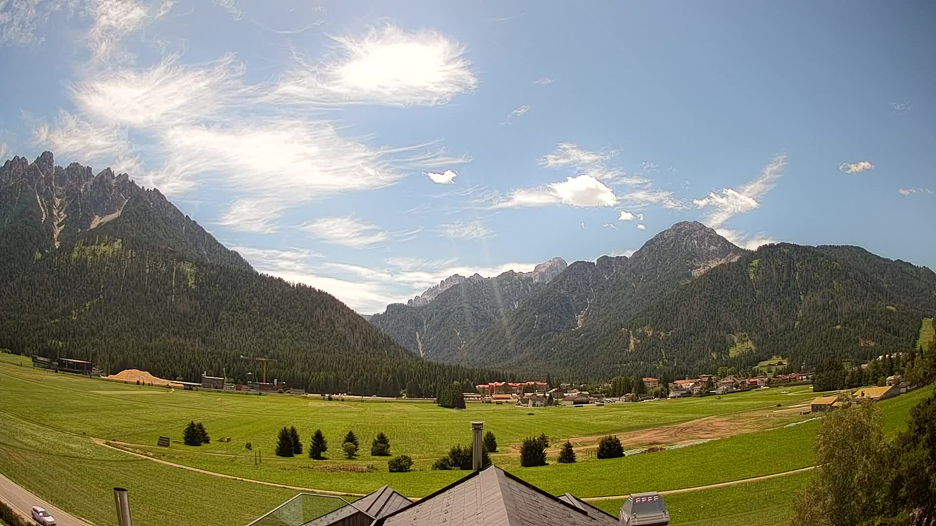 Webcam Toblach Dolomiten – Blick vom Hotel Rosengarten