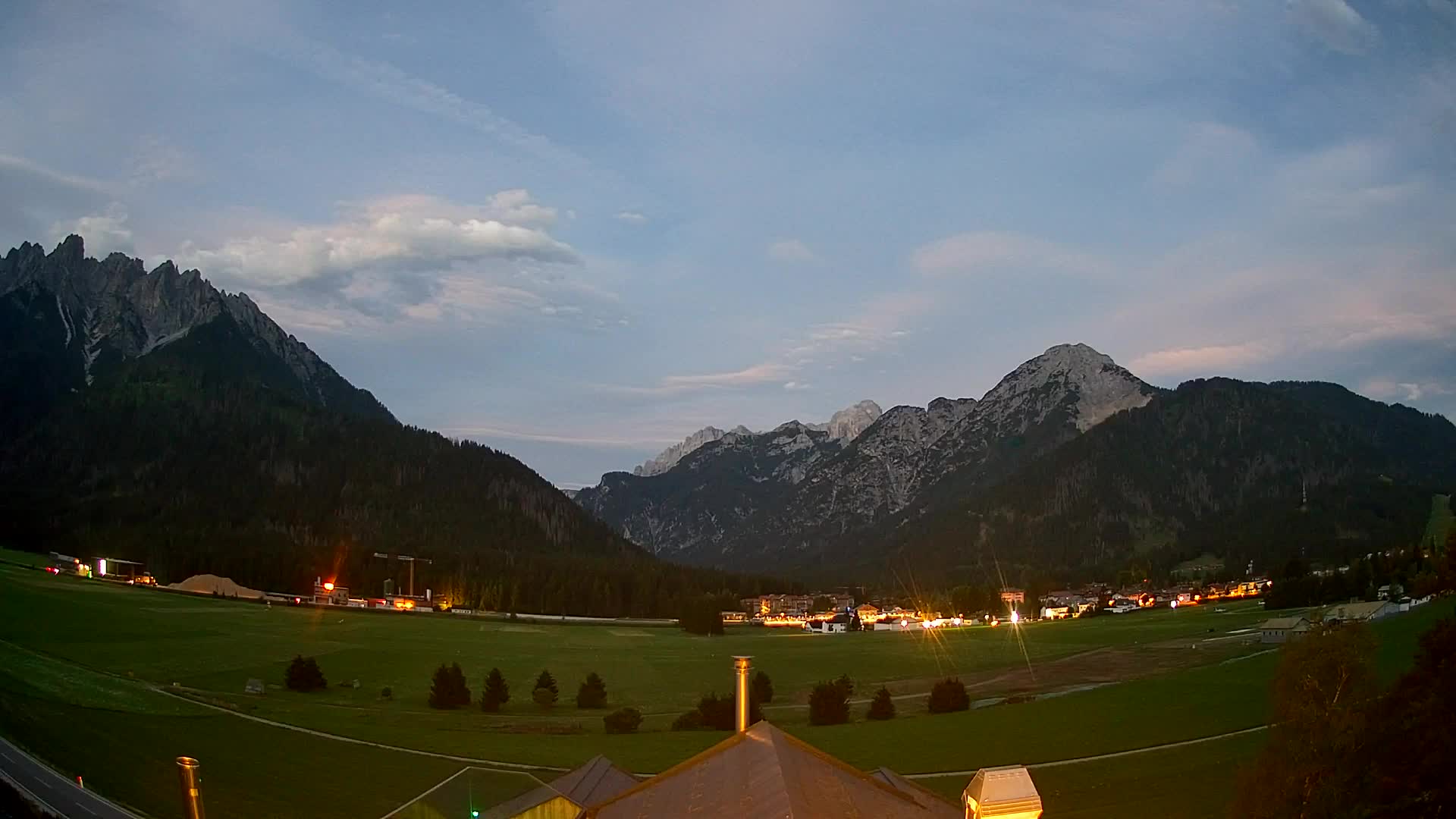 Webcam Toblach Dolomiten – Blick vom Hotel Rosengarten