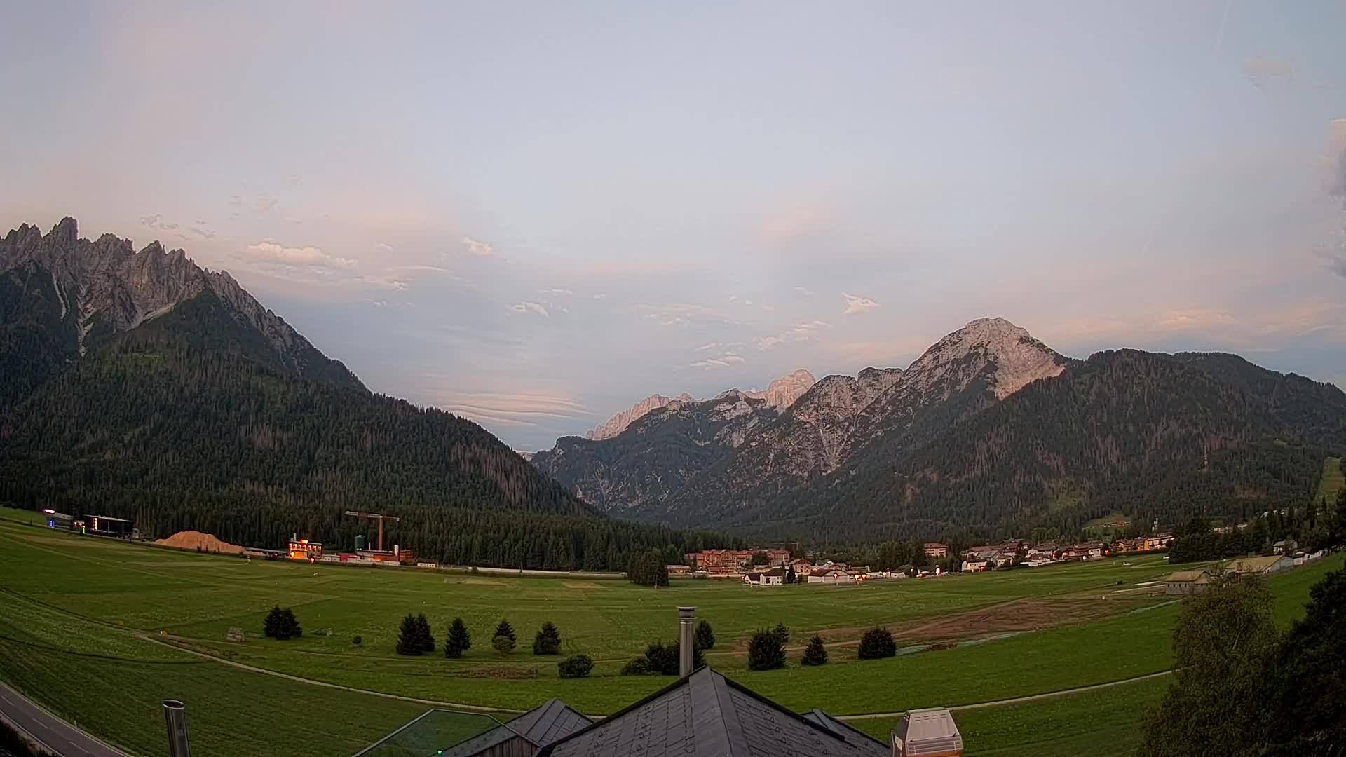 Webcam Toblach Dolomiten – Blick vom Hotel Rosengarten