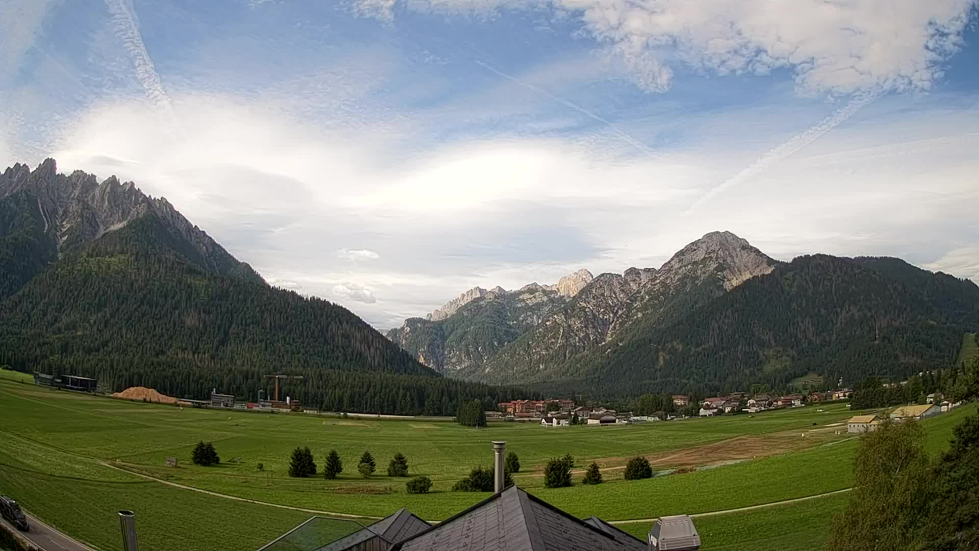 Webcam Toblach Dolomites – Vue depuis l’Hôtel Rosengarten