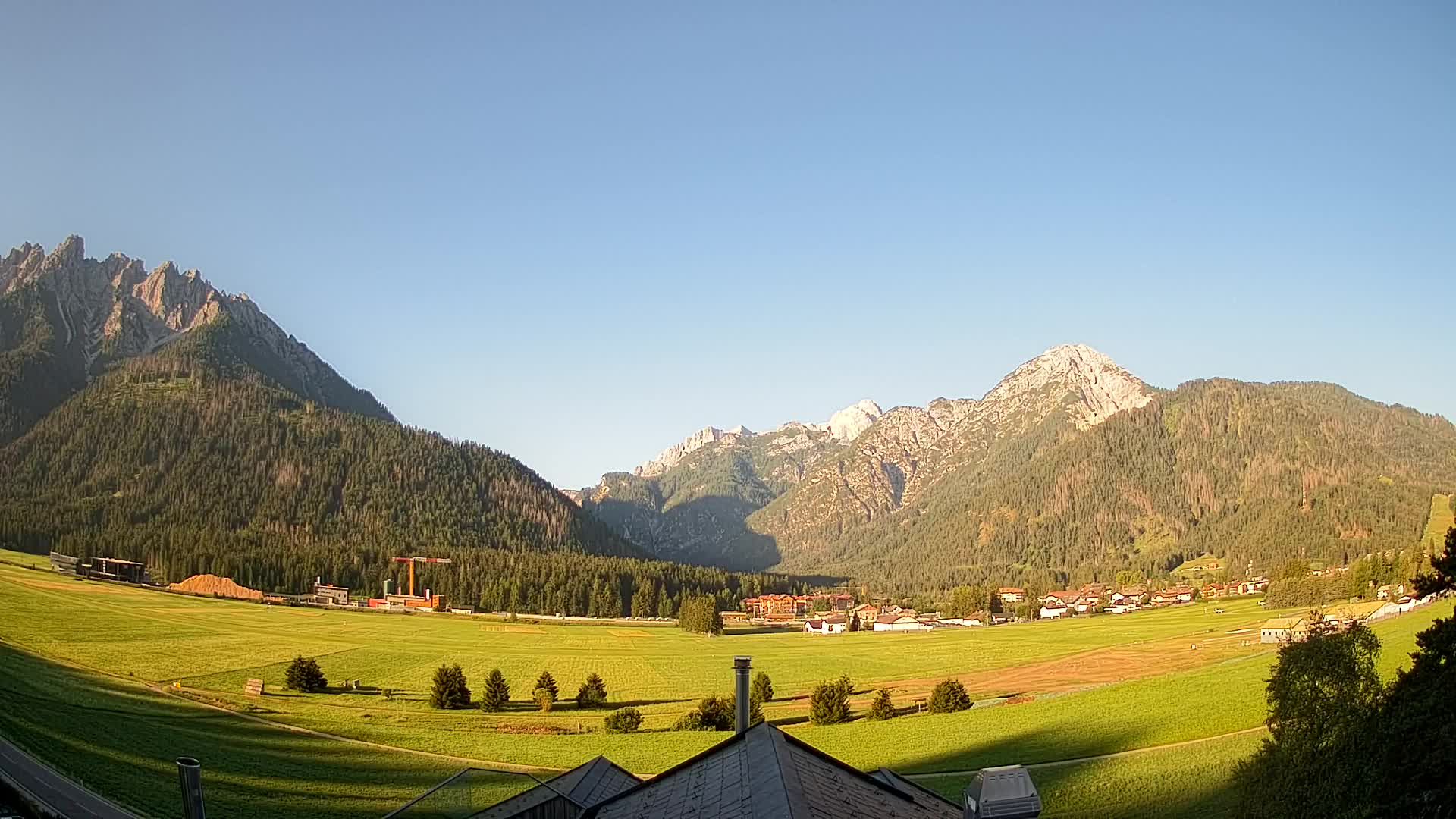 Webcam Toblach Dolomiten – Blick vom Hotel Rosengarten