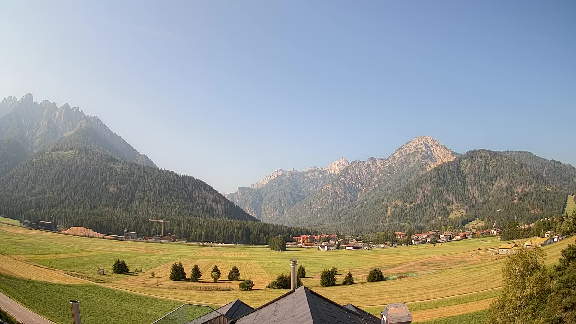 Webcam Toblach Dolomites – Vue depuis l’Hôtel Rosengarten