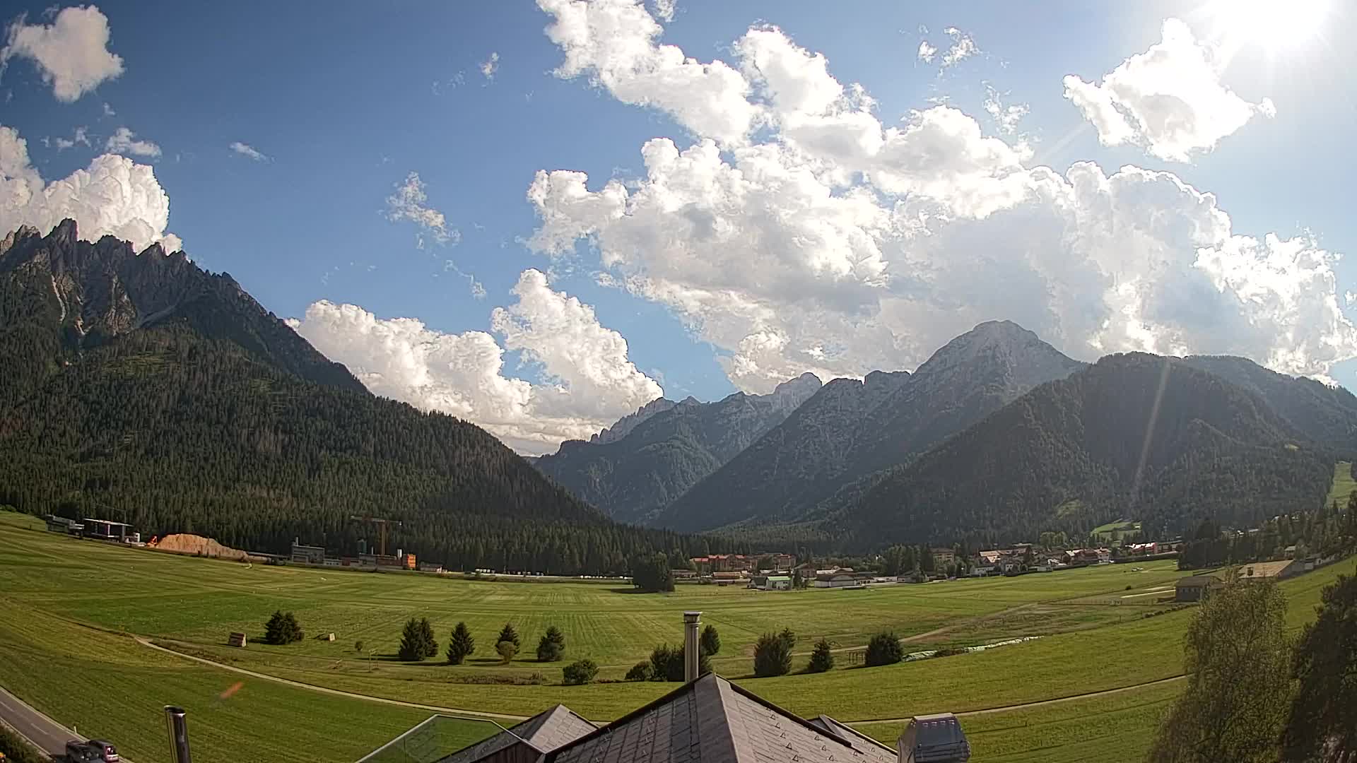 Webcam Toblach Dolomiten – Blick vom Hotel Rosengarten