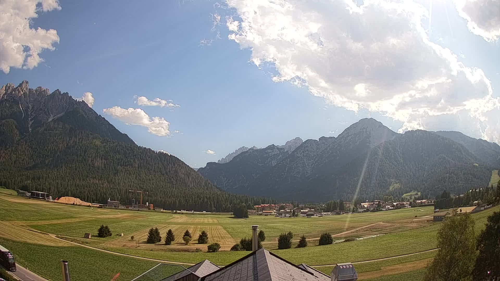 Webcam Toblach Dolomiten – Blick vom Hotel Rosengarten
