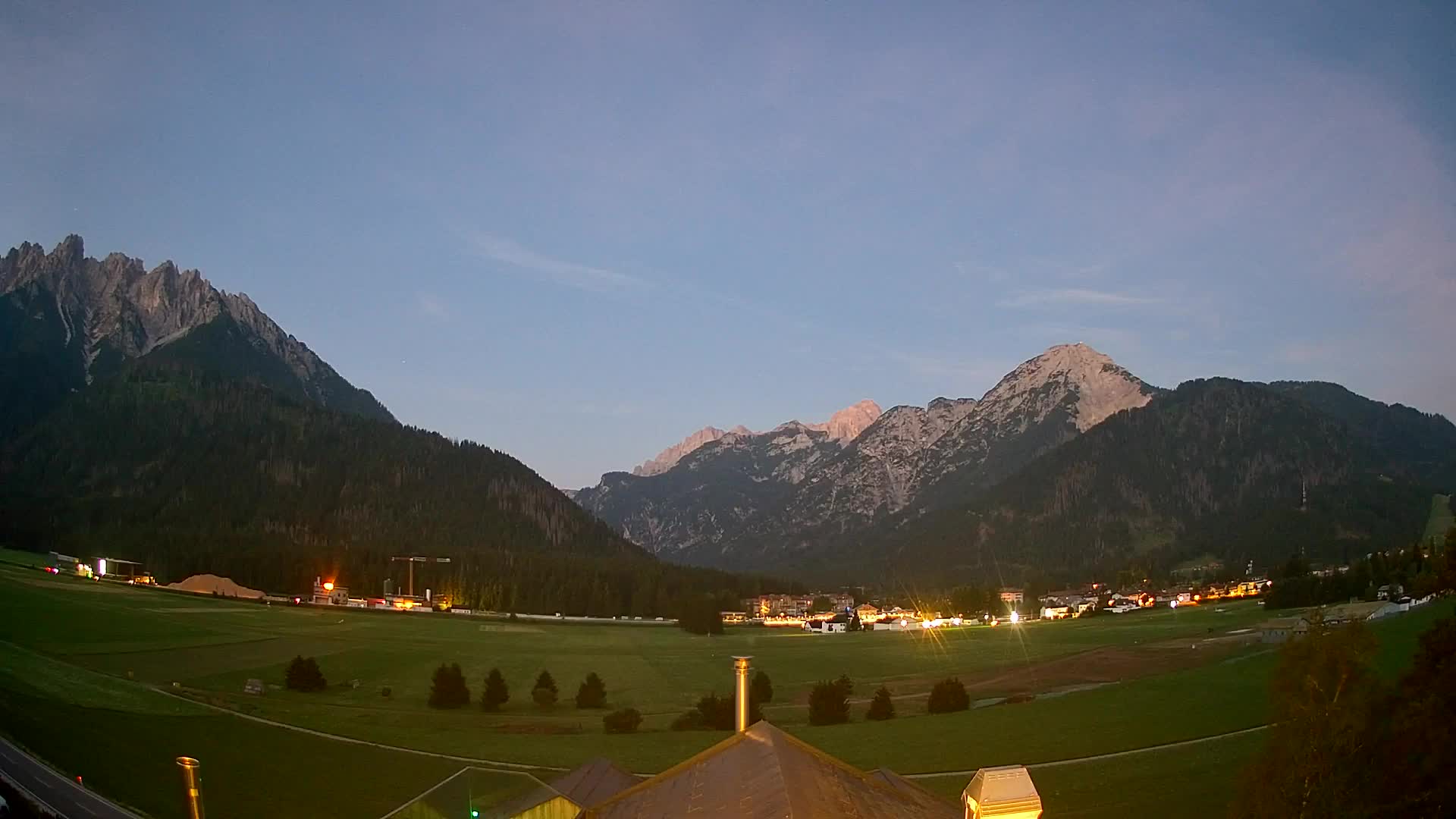 Webcam Toblach Dolomiten – Blick vom Hotel Rosengarten