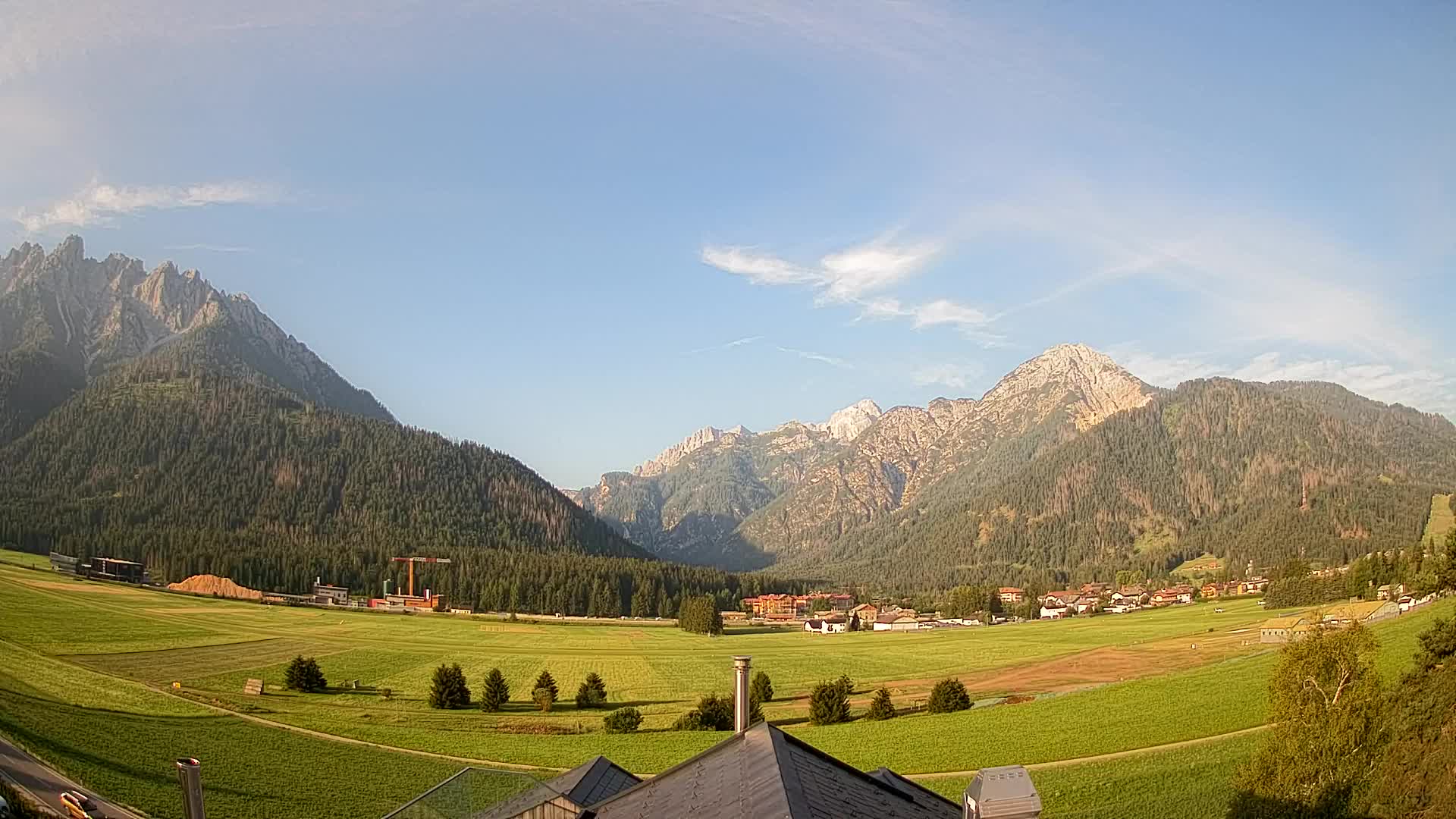 Webcam Toblach Dolomites – Vue depuis l’Hôtel Rosengarten