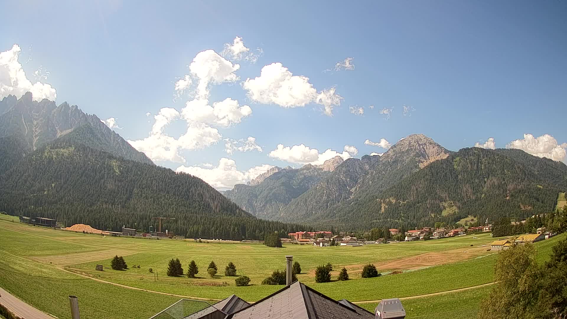 Webcam Toblach Dolomites – Vue depuis l’Hôtel Rosengarten