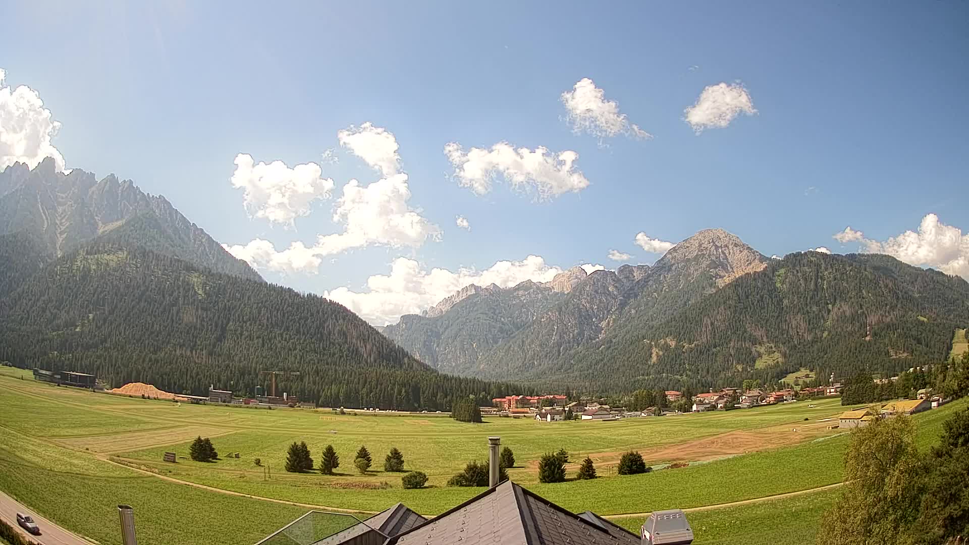Webcam Toblach Dolomitas – Vista desde el Hotel Rosengarten