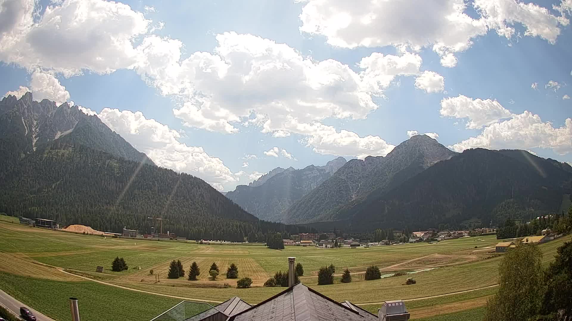 Webcam Toblach Dolomiten – Blick vom Hotel Rosengarten