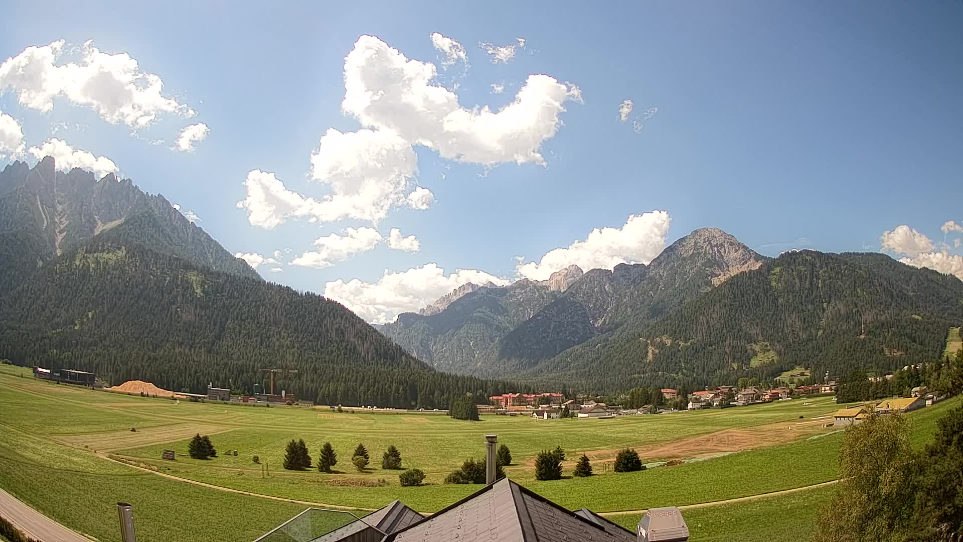 Webcam Toblach Dolomiten – Blick vom Hotel Rosengarten