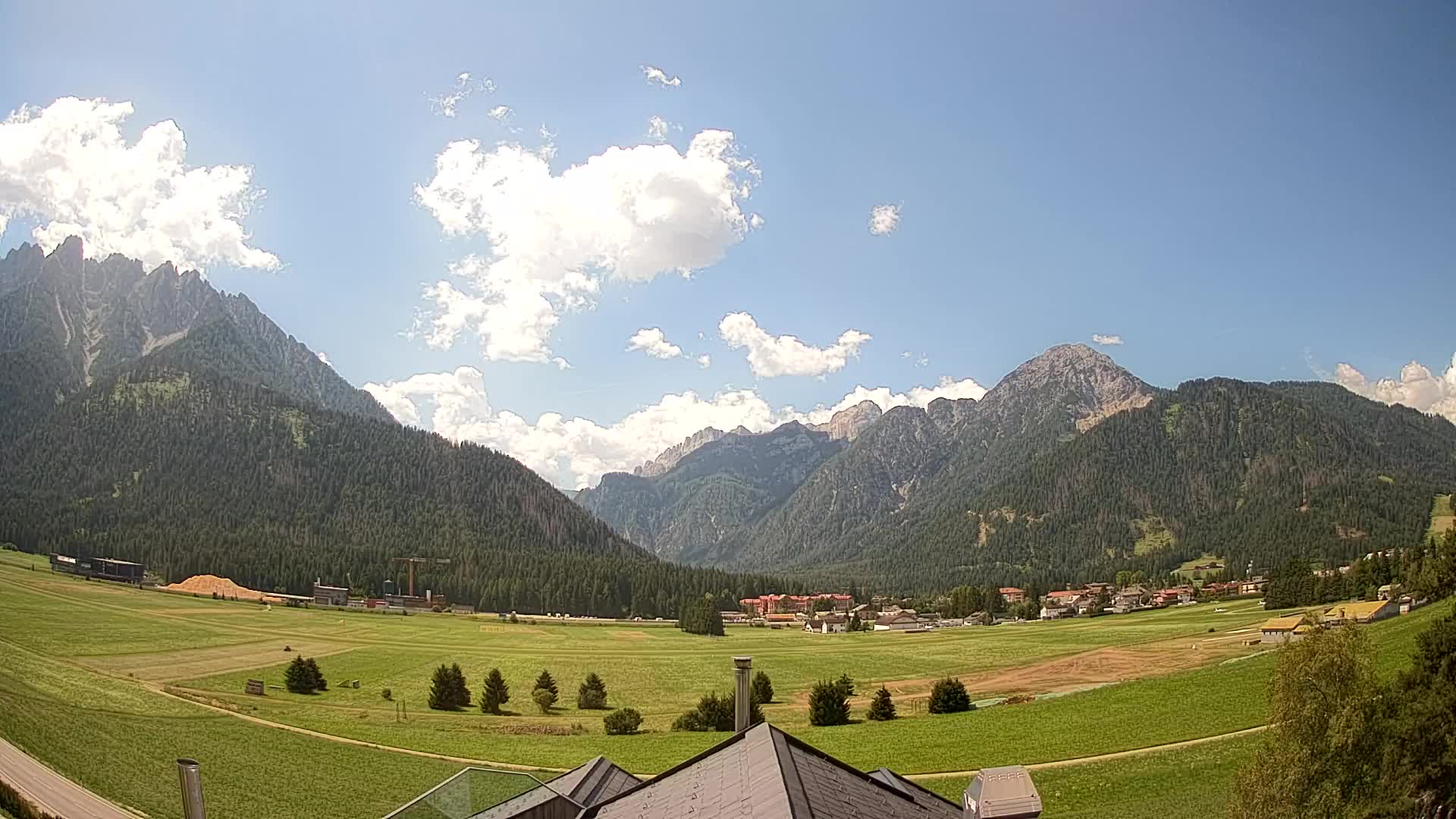 Webcam Toblach Dolomites – Vue depuis l’Hôtel Rosengarten