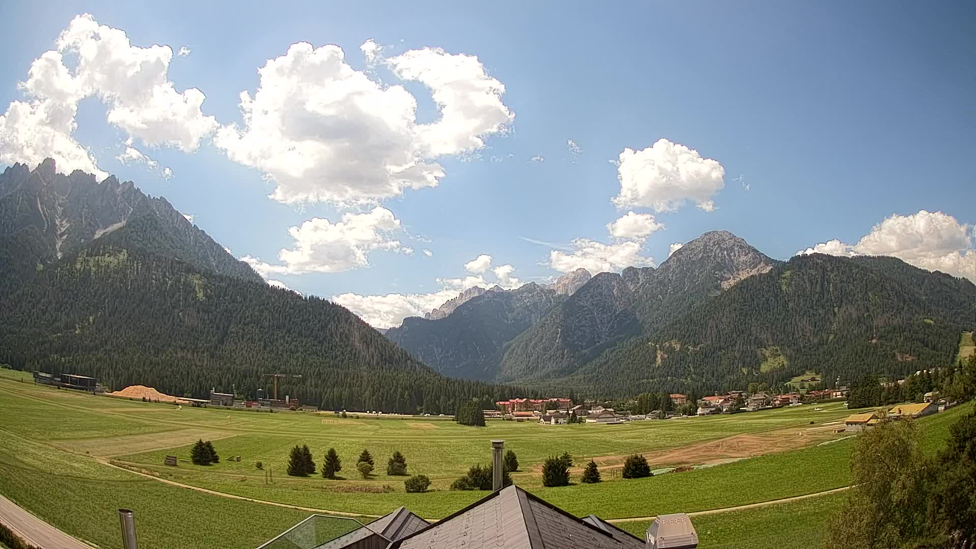 Webcam Toblach Dolomiten – Blick vom Hotel Rosengarten