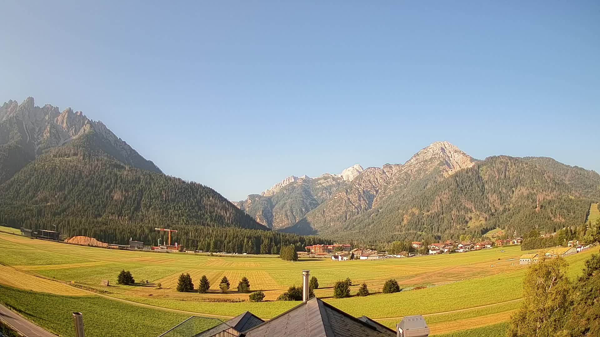 Webcam Toblach Dolomiten – Blick vom Hotel Rosengarten