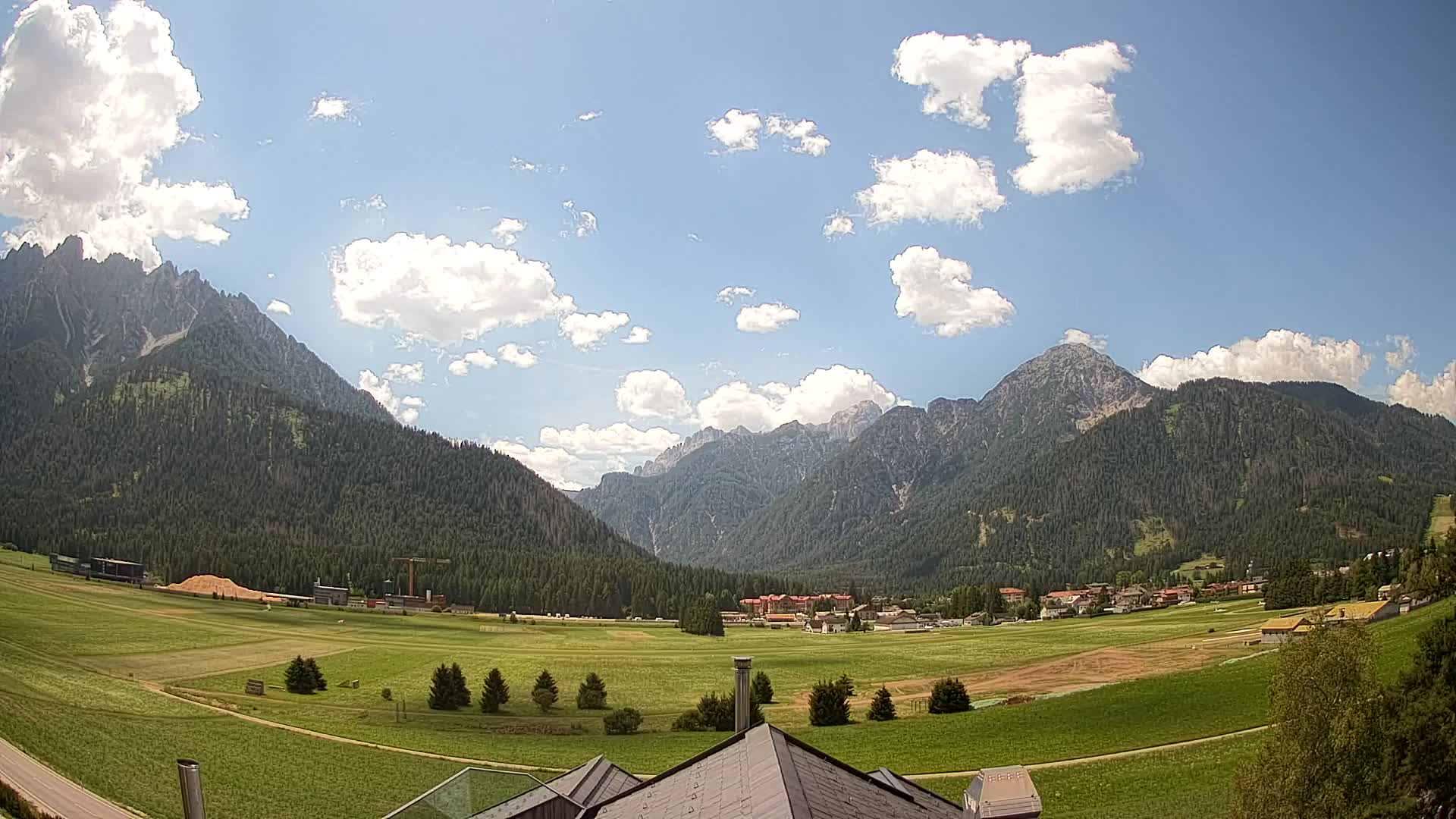Webcam Toblach Dolomites – Vue depuis l’Hôtel Rosengarten