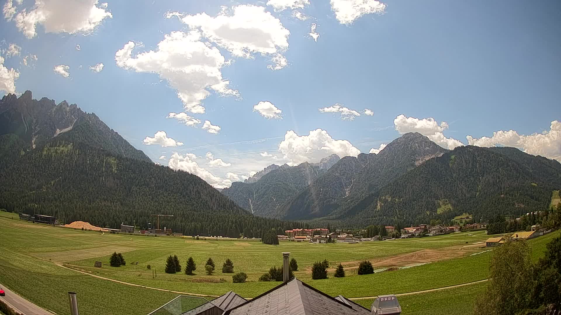 Webcam Toblach Dolomites – Vue depuis l’Hôtel Rosengarten