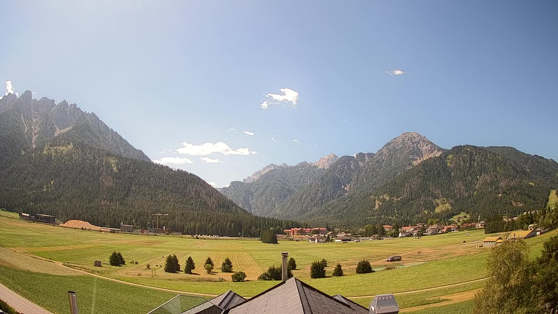 Webcam Toblach Dolomiten – Blick vom Hotel Rosengarten