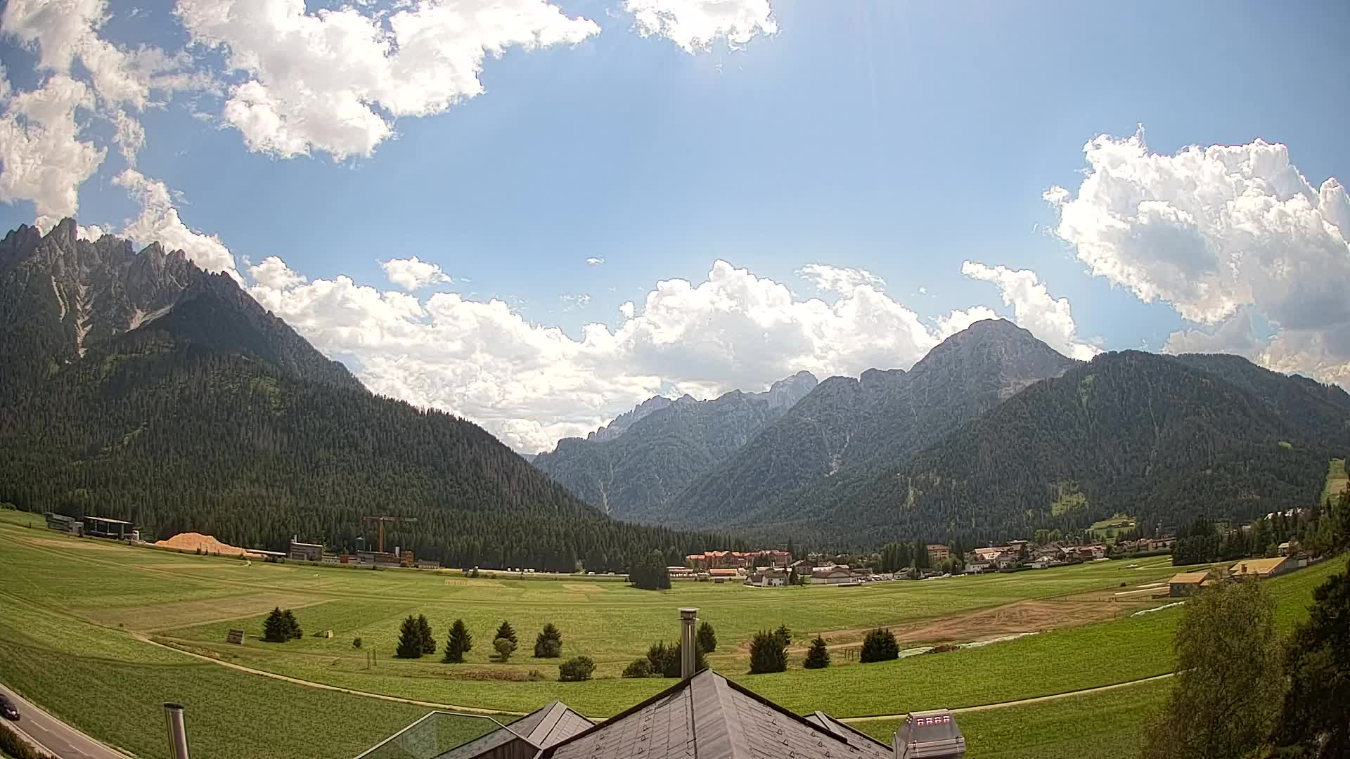 Webcam Toblach Dolomiten – Blick vom Hotel Rosengarten