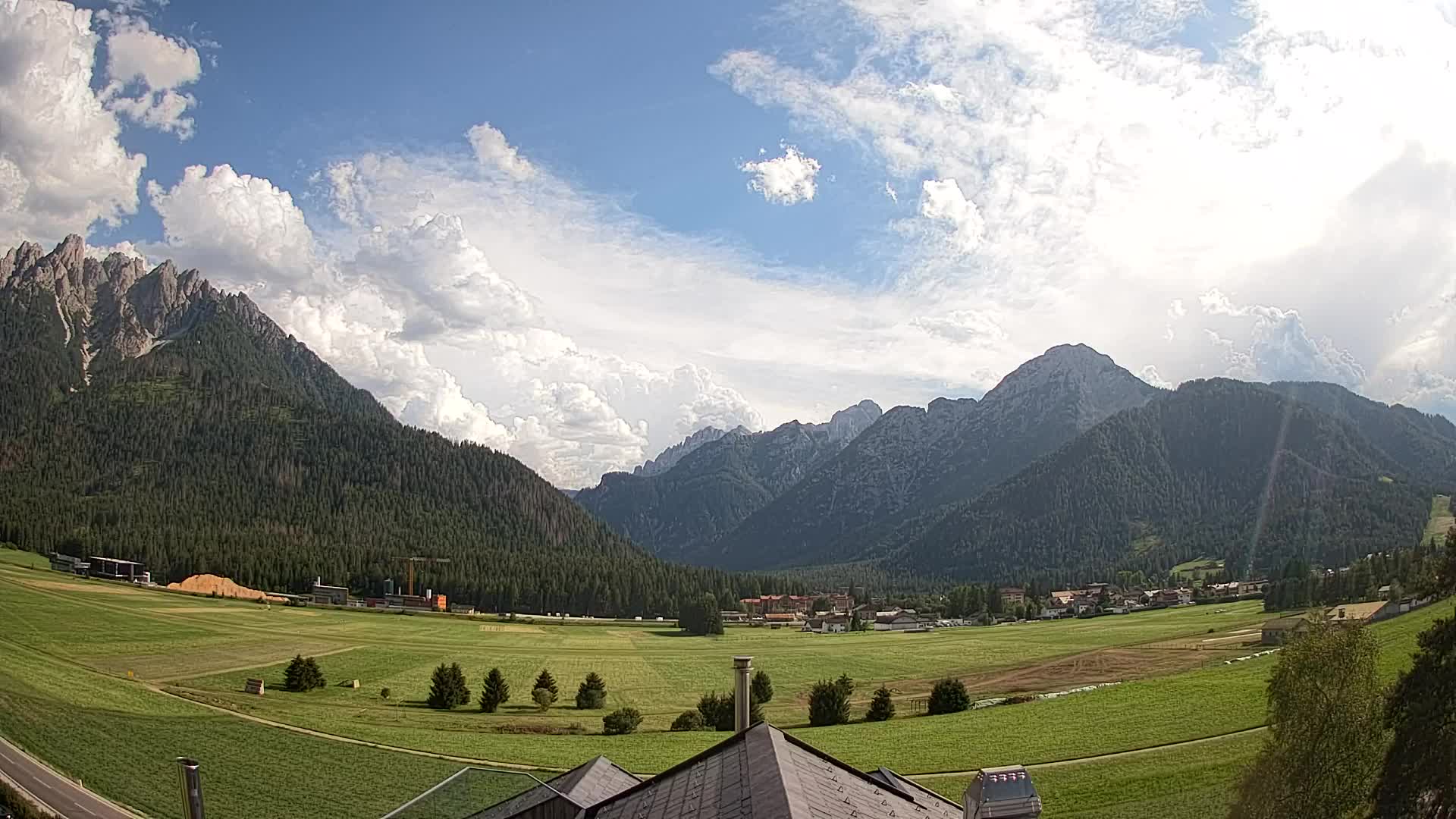 Webcam Toblach Dolomiten – Blick vom Hotel Rosengarten
