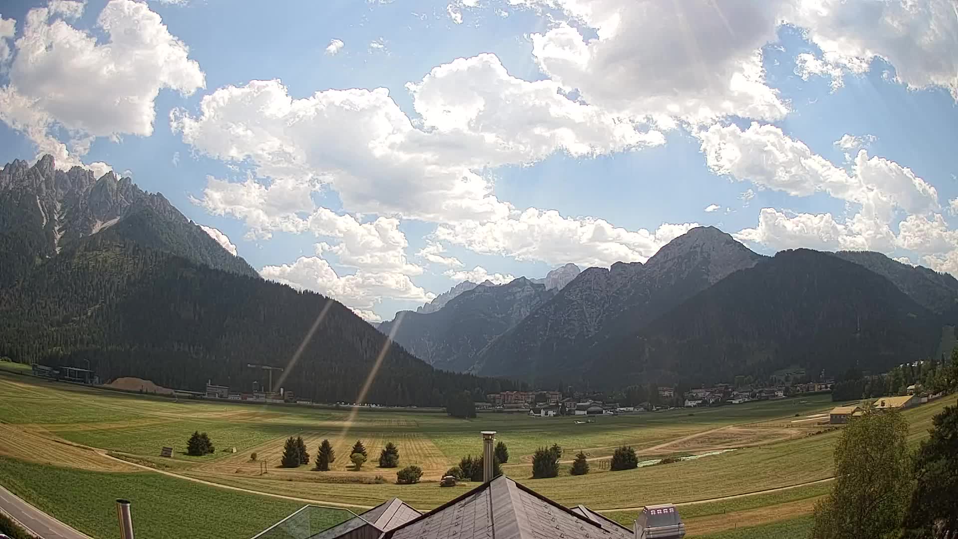 Webcam Toblach Dolomitas – Vista desde el Hotel Rosengarten