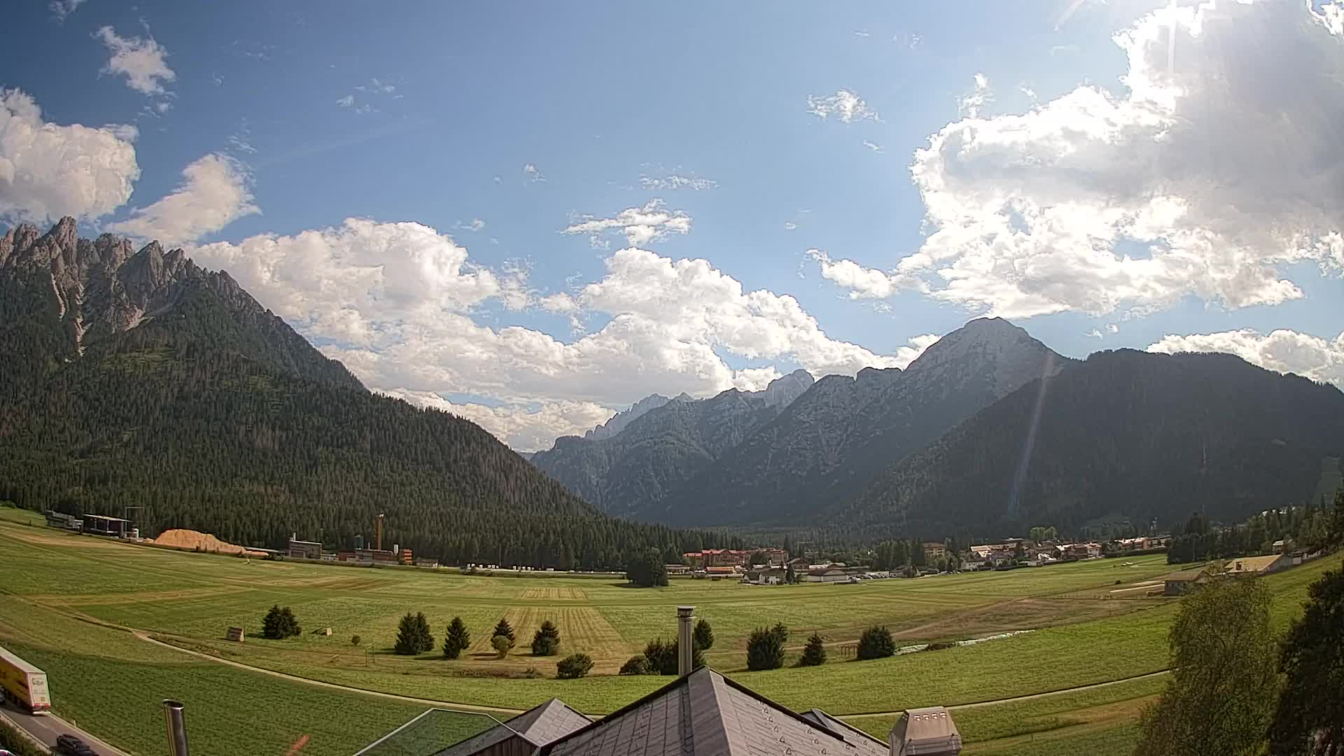 Webcam Toblach Dolomiten – Blick vom Hotel Rosengarten