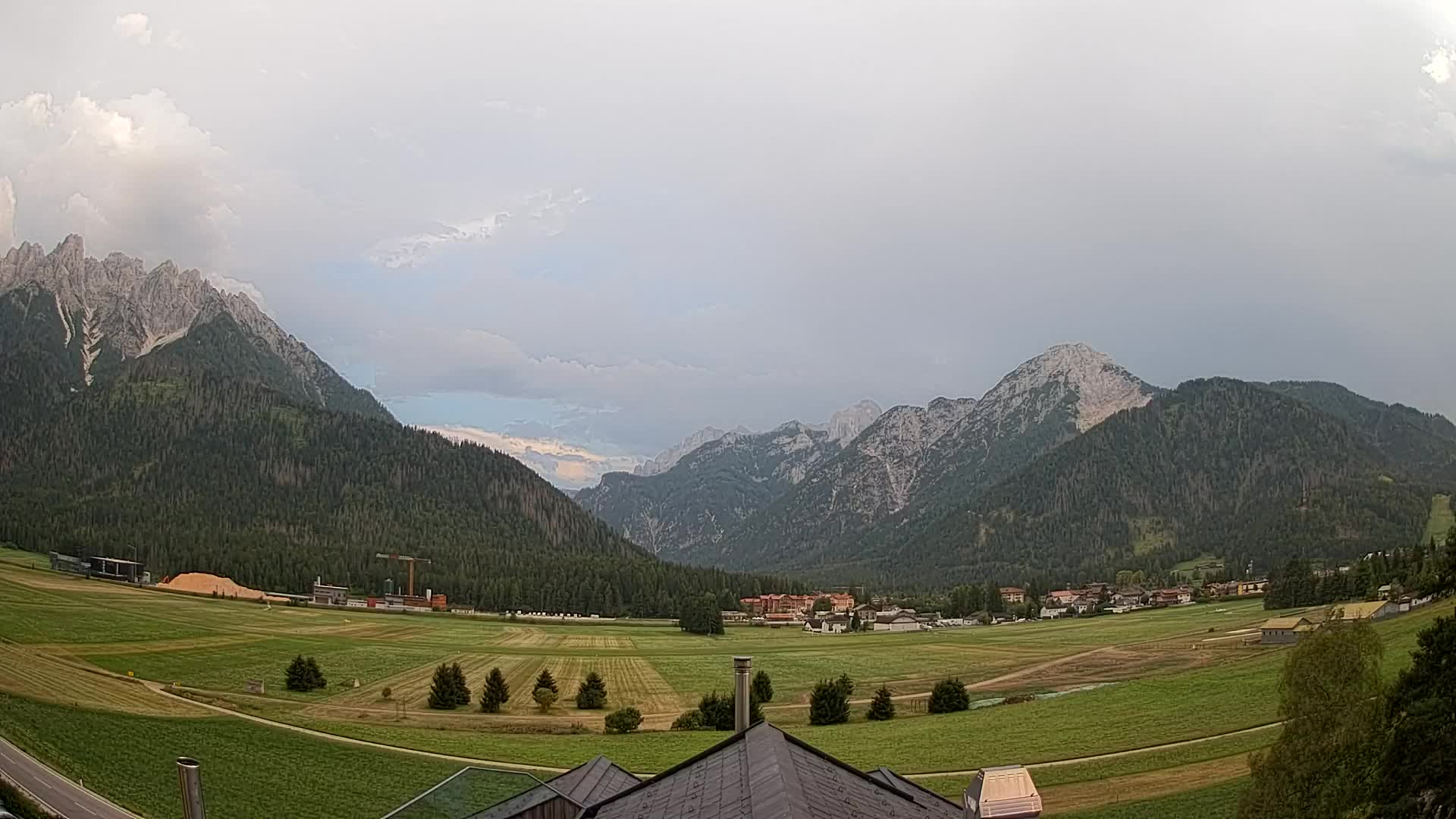 Webcam Toblach Dolomites – Vue depuis l’Hôtel Rosengarten