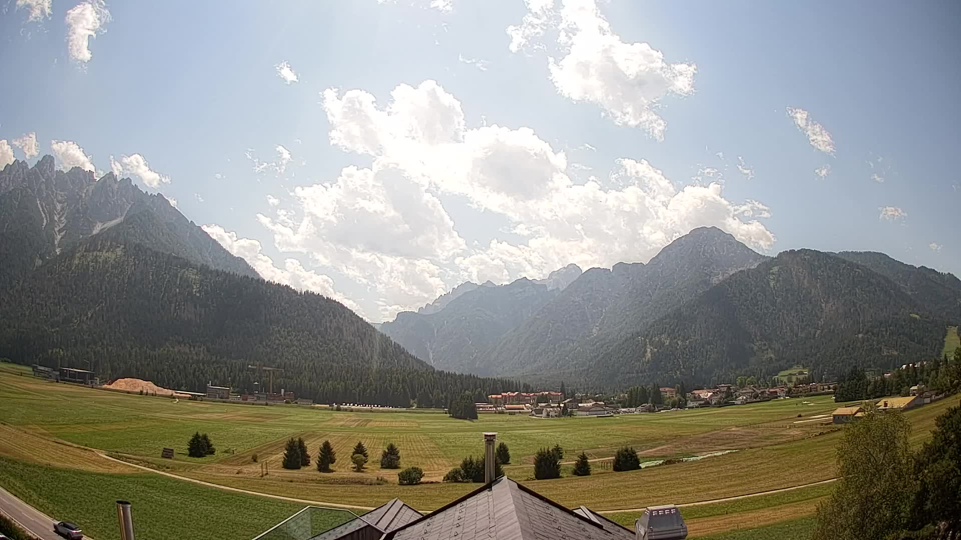 Webcam Toblach Dolomites – Vue depuis l’Hôtel Rosengarten
