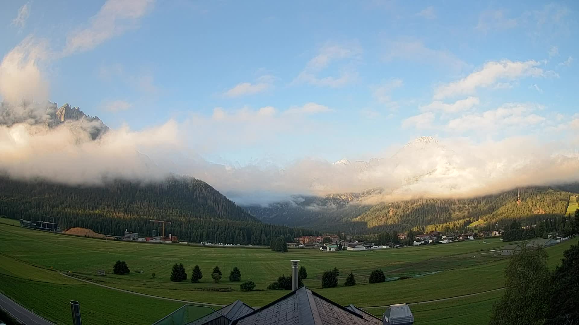 Webcam Toblach Dolomitas – Vista desde el Hotel Rosengarten