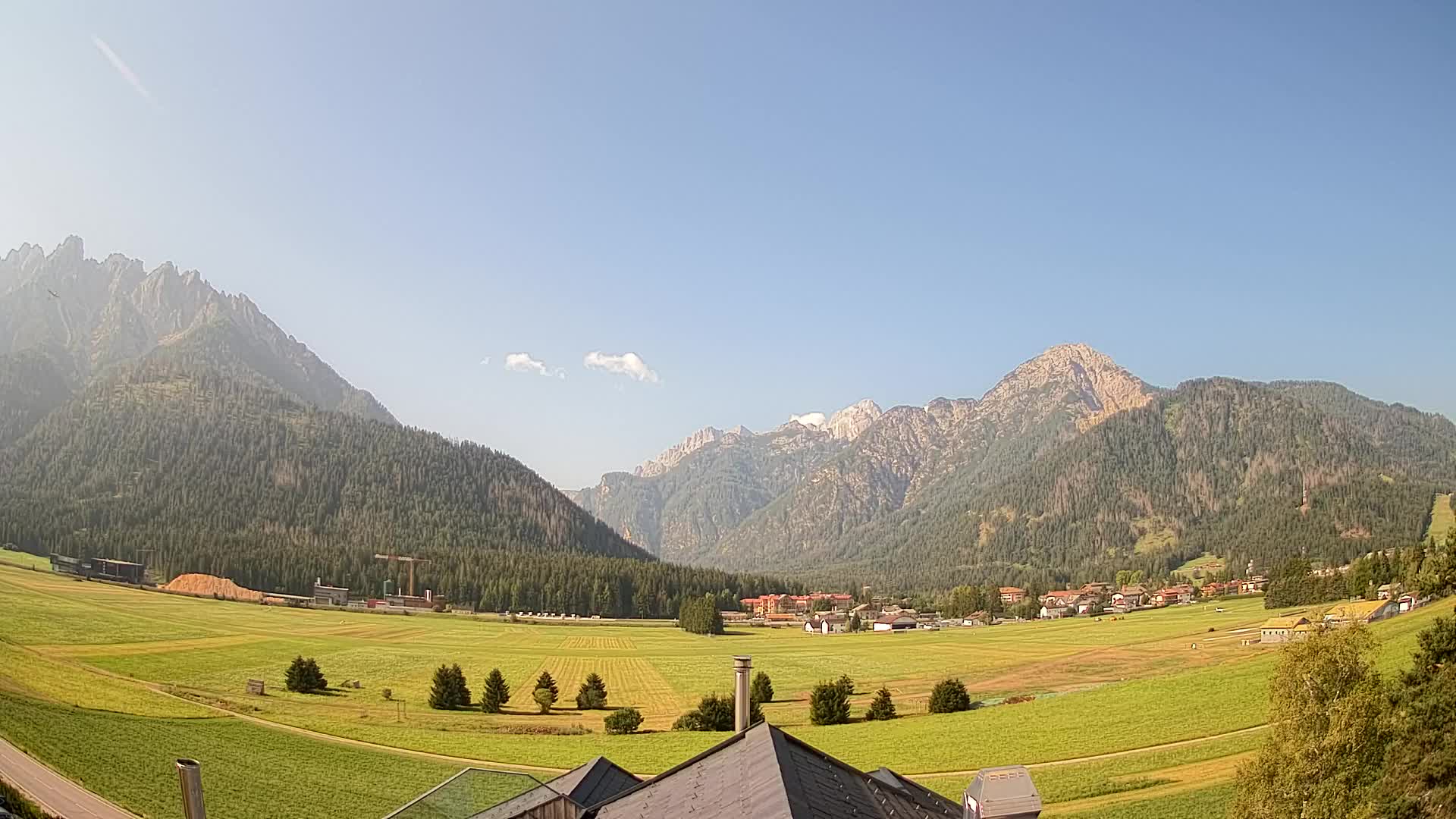Webcam Toblach Dolomiten – Blick vom Hotel Rosengarten