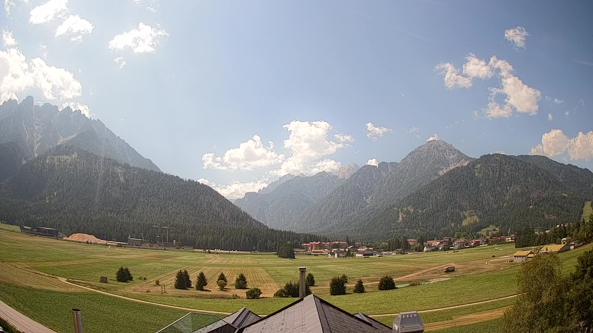 Webcam Toblach Dolomiten – Blick vom Hotel Rosengarten