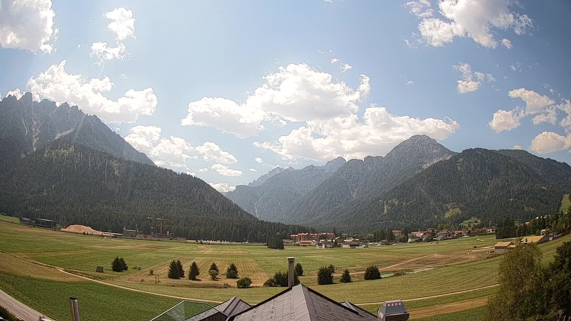Webcam Toblach Dolomites – Vue depuis l’Hôtel Rosengarten