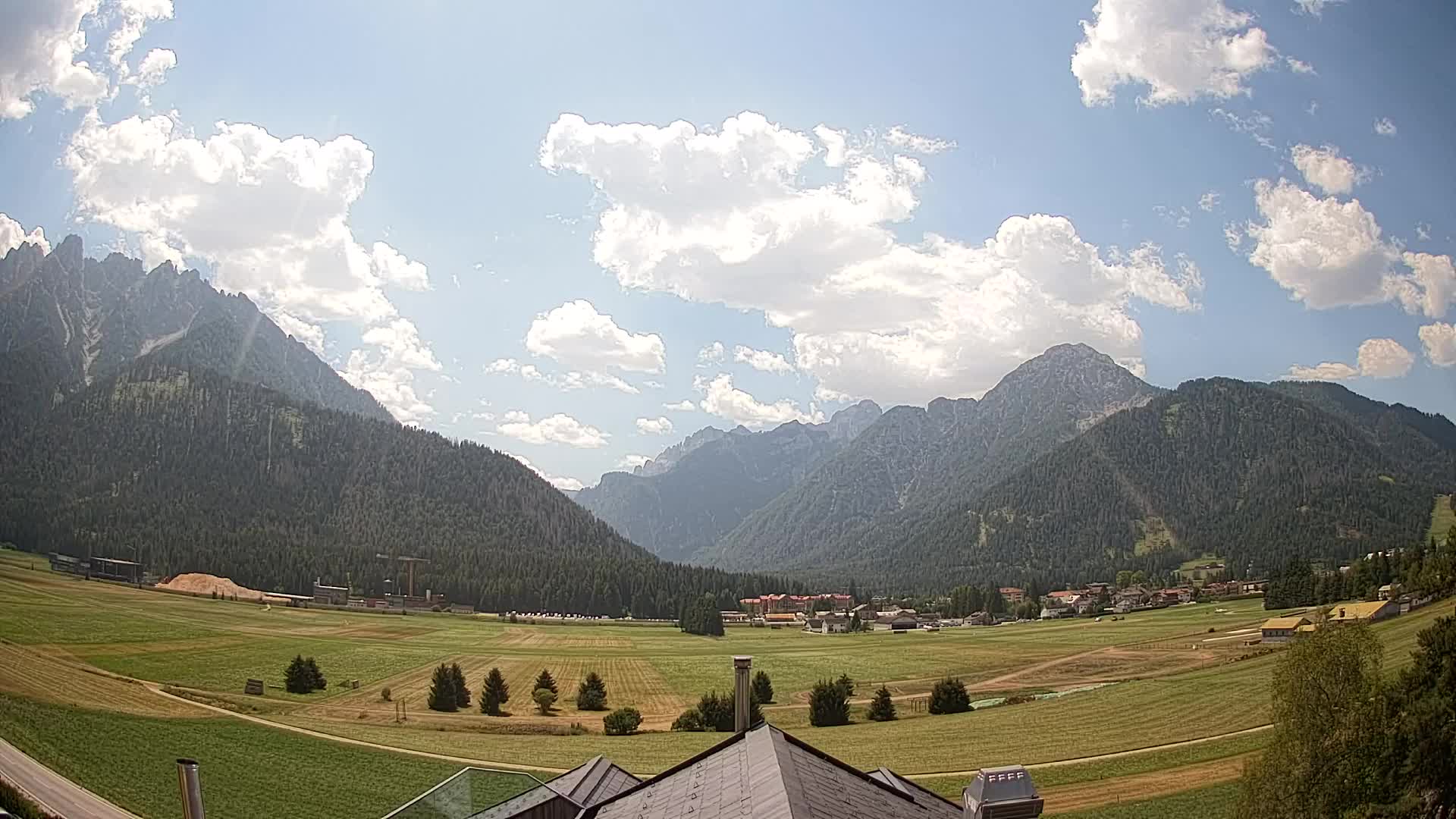 Webcam Toblach Dolomiten – Blick vom Hotel Rosengarten
