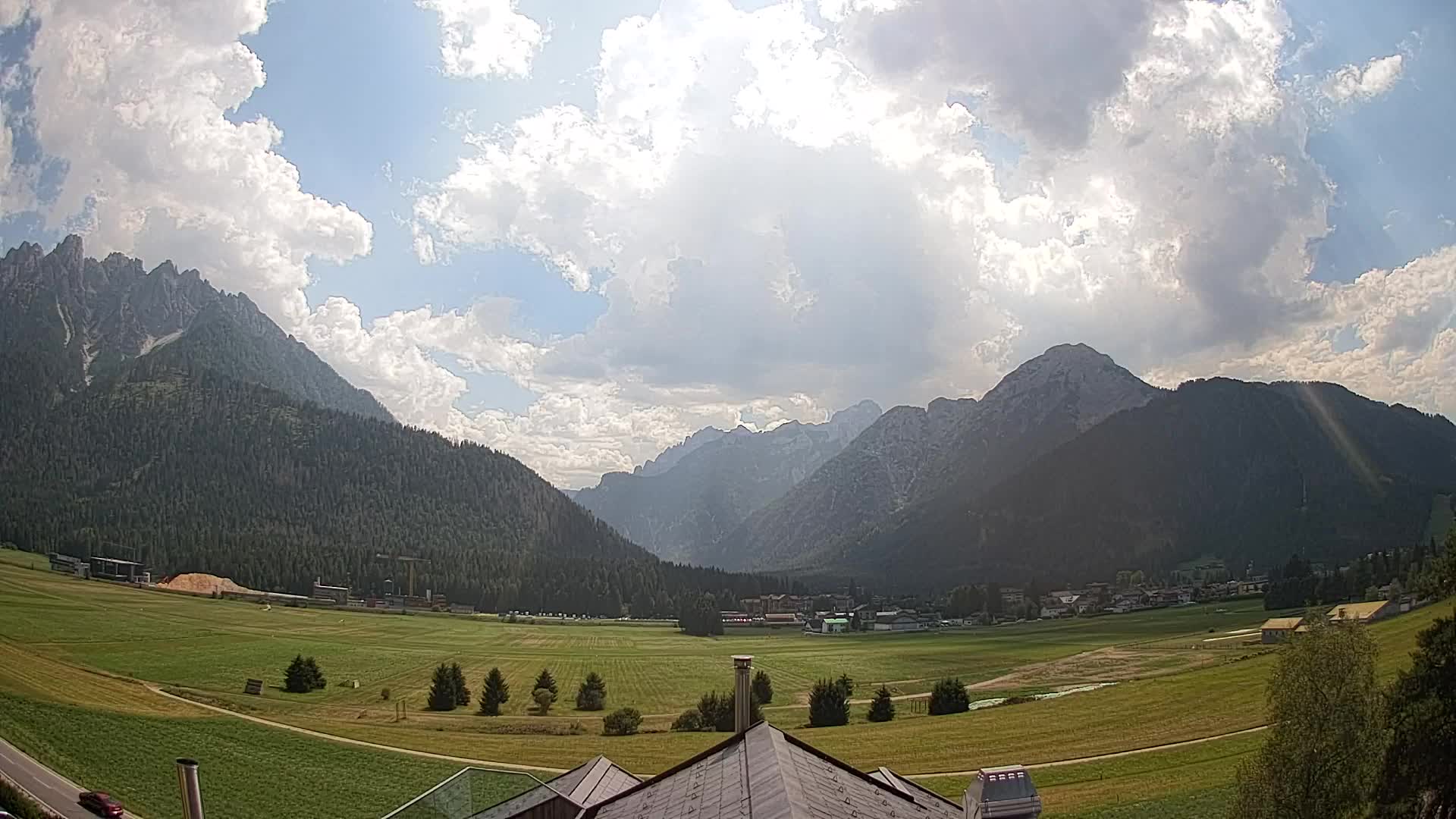 Webcam Toblach Dolomitas – Vista desde el Hotel Rosengarten