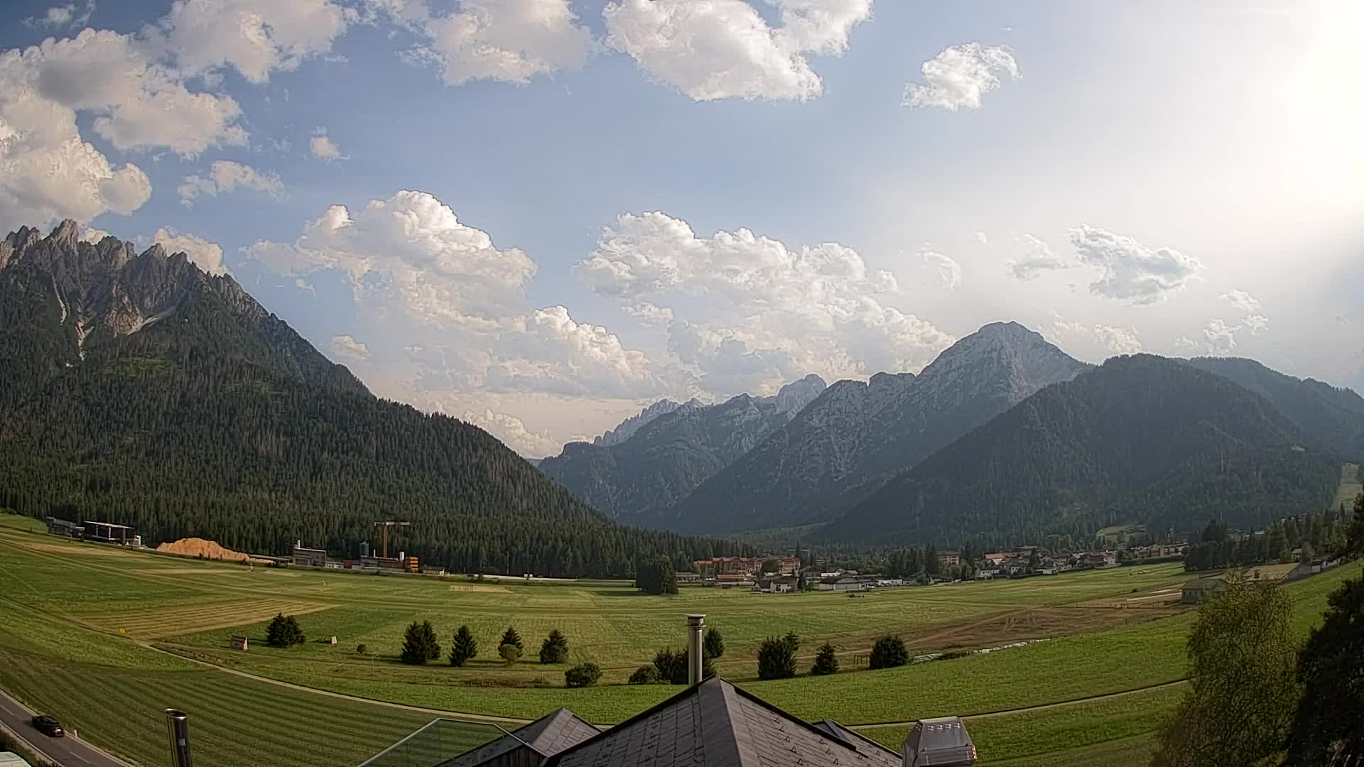 Webcam Toblach Dolomiten – Blick vom Hotel Rosengarten