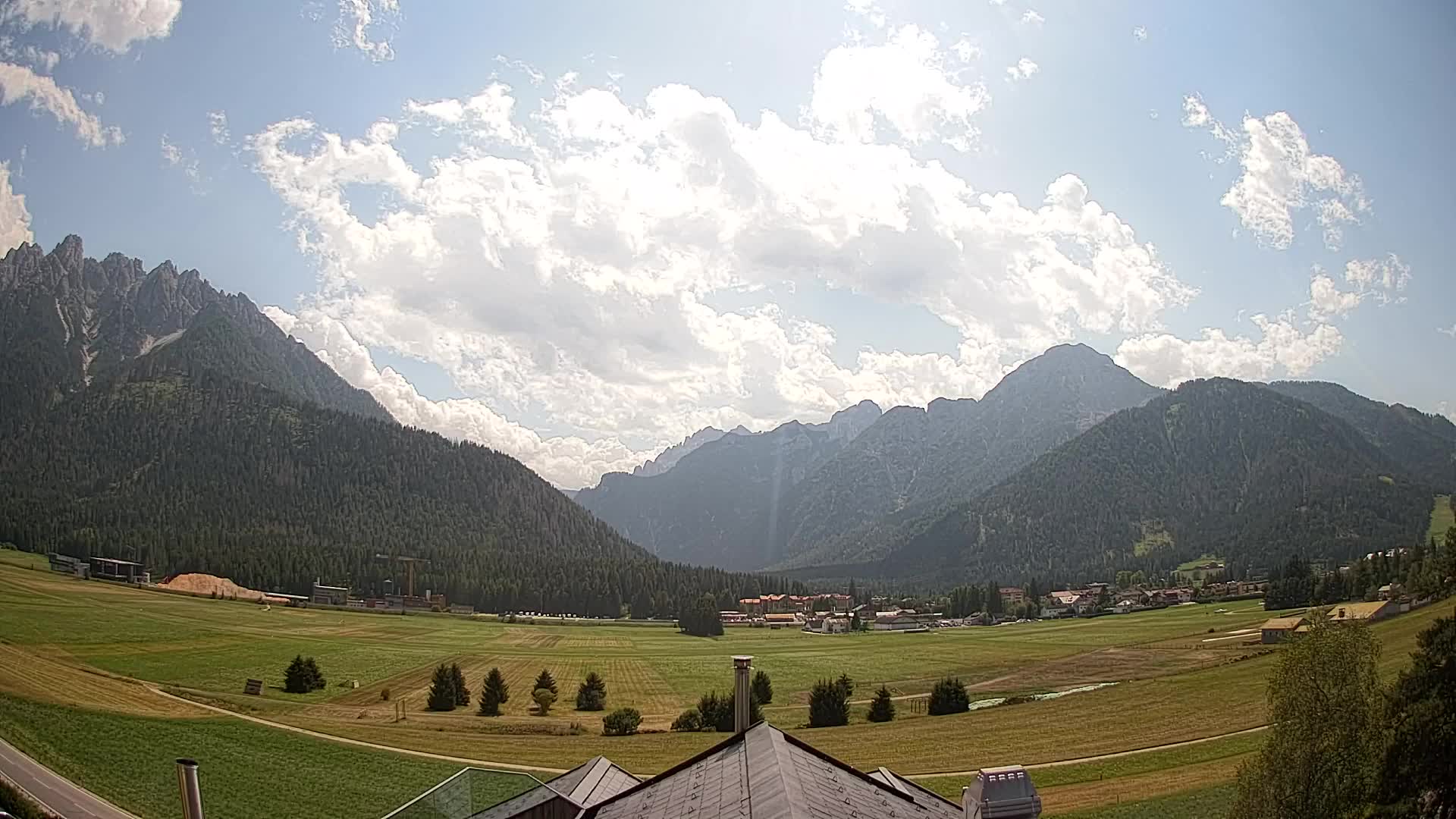 Webcam Toblach Dolomites – Vue depuis l’Hôtel Rosengarten