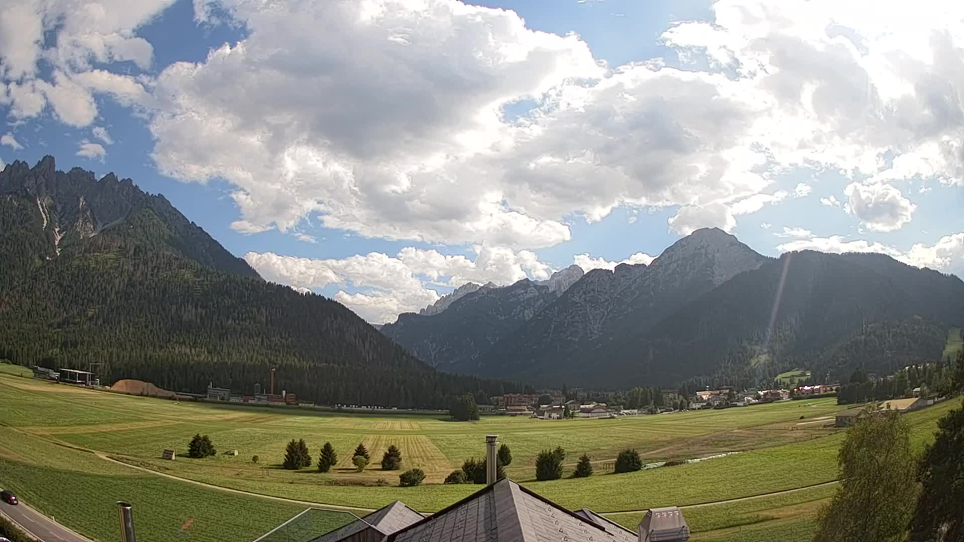 Webcam Toblach Dolomites – Vue depuis l’Hôtel Rosengarten