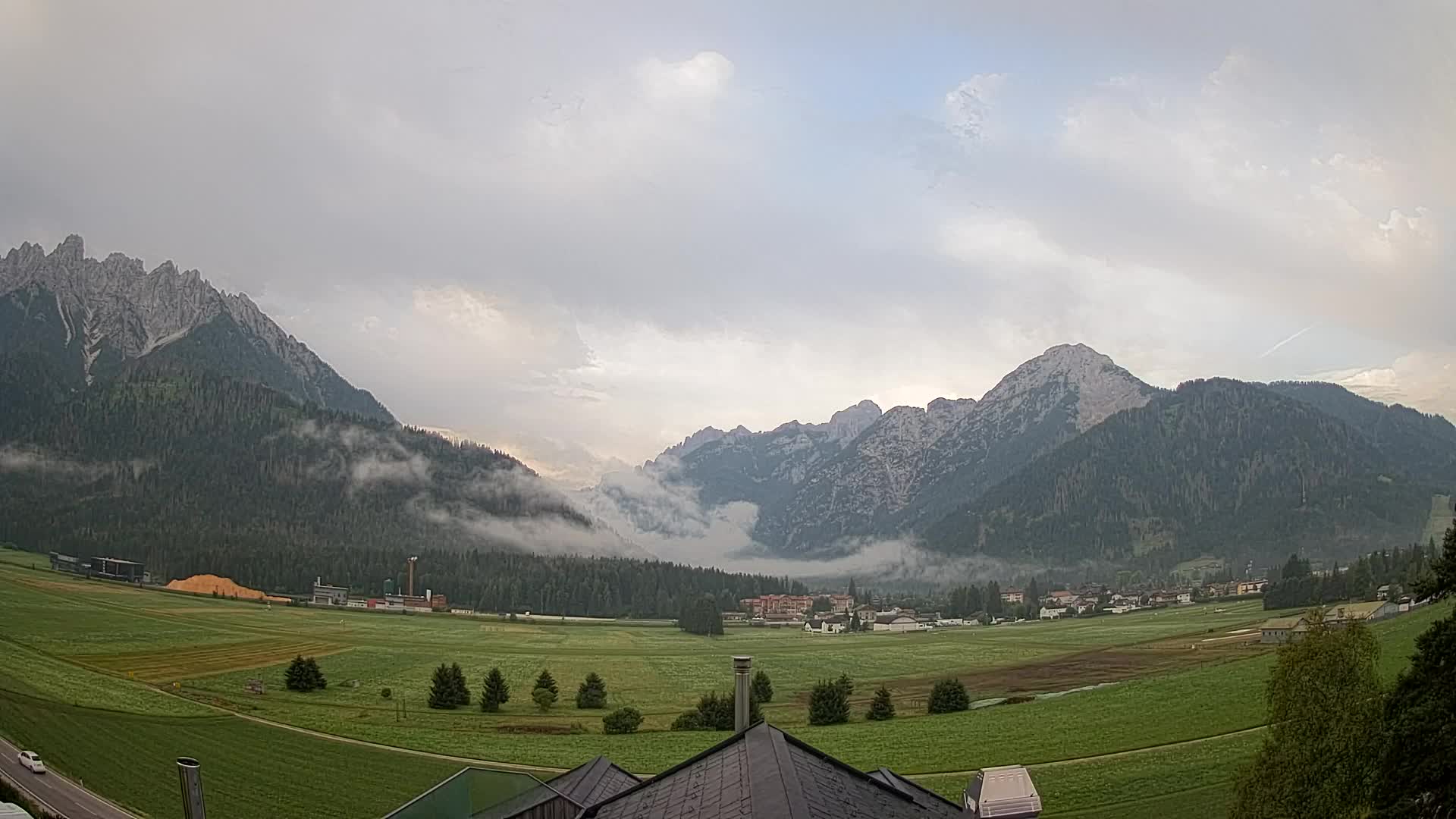 Webcam Toblach Dolomiten – Blick vom Hotel Rosengarten