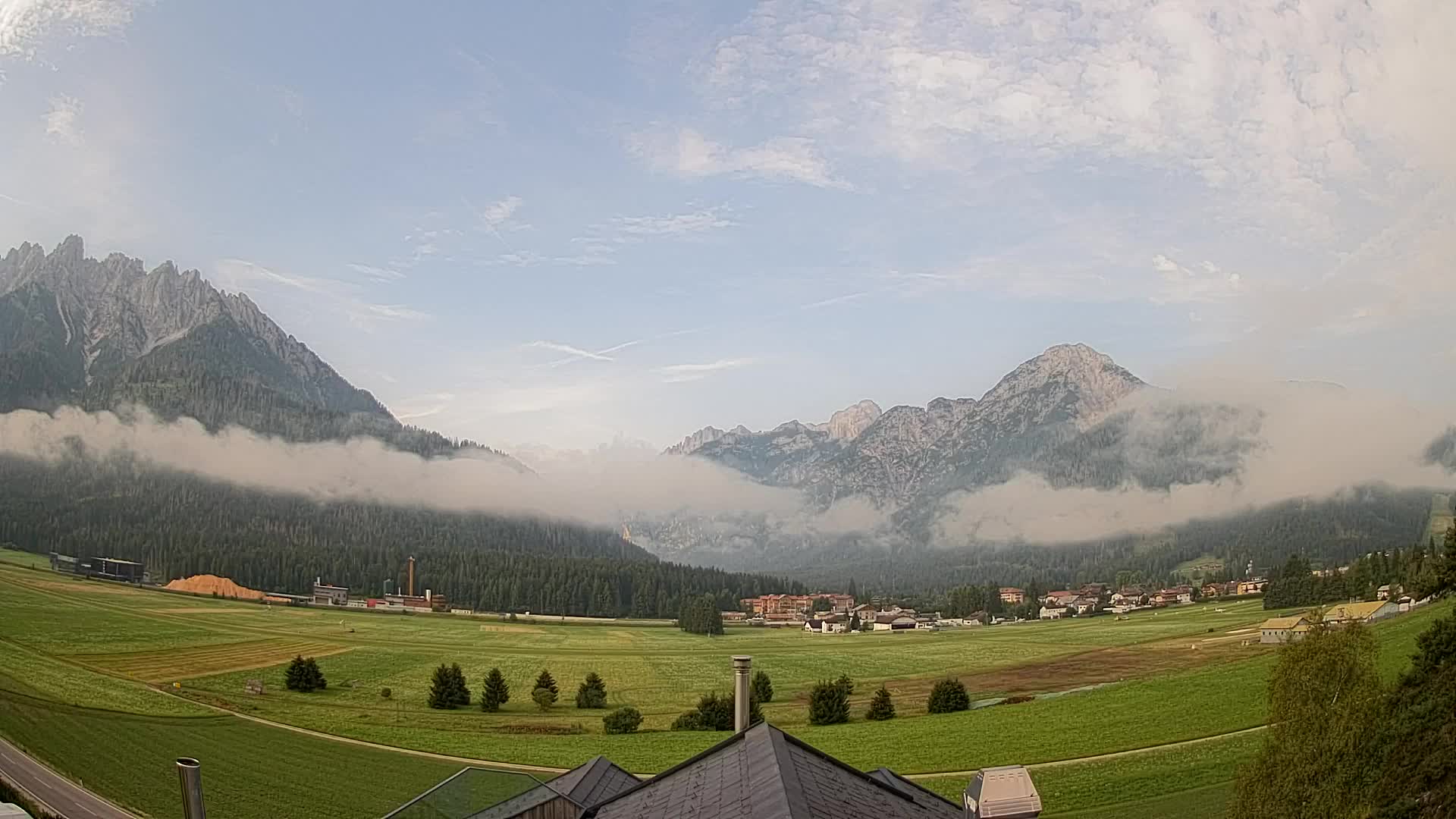 Webcam Toblach Dolomiten – Blick vom Hotel Rosengarten