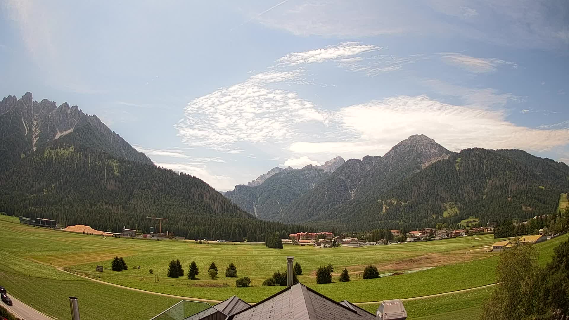Webcam Toblach Dolomiten – Blick vom Hotel Rosengarten