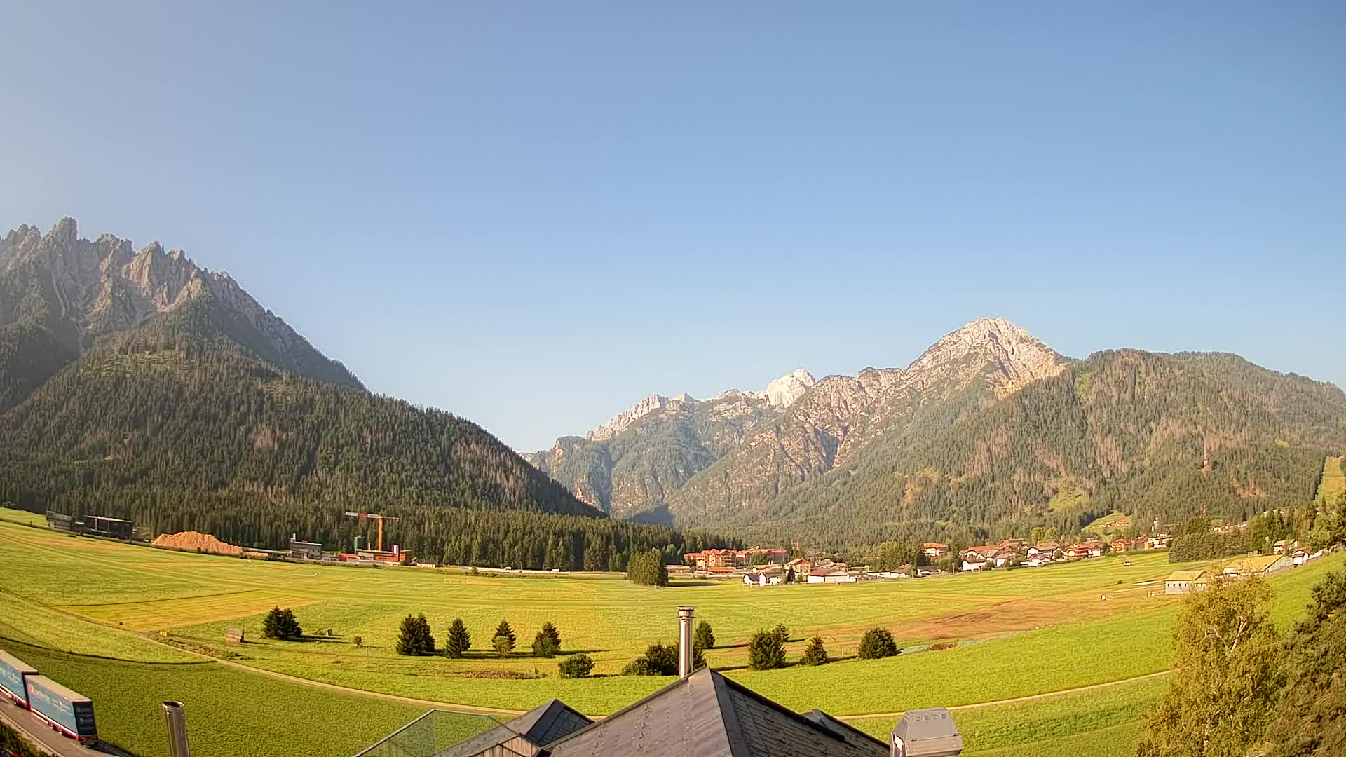 Webcam Dobbiaco Dolomiti – Vista dall’Hotel Rosengarten