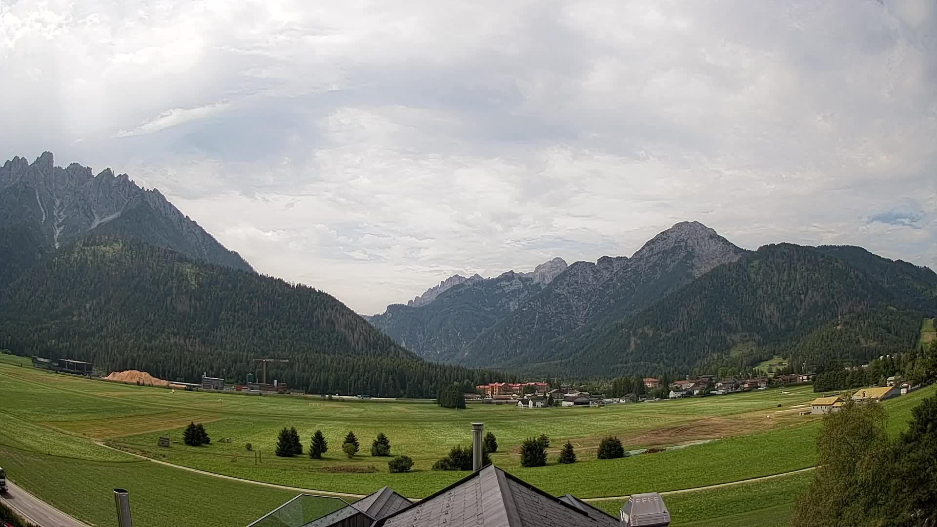 Webcam Toblach Dolomites – Vue depuis l’Hôtel Rosengarten