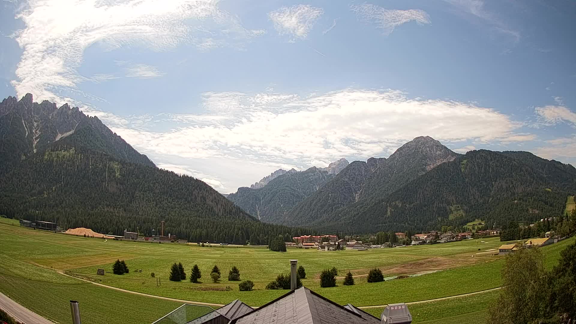Webcam Toblach Dolomitas – Vista desde el Hotel Rosengarten