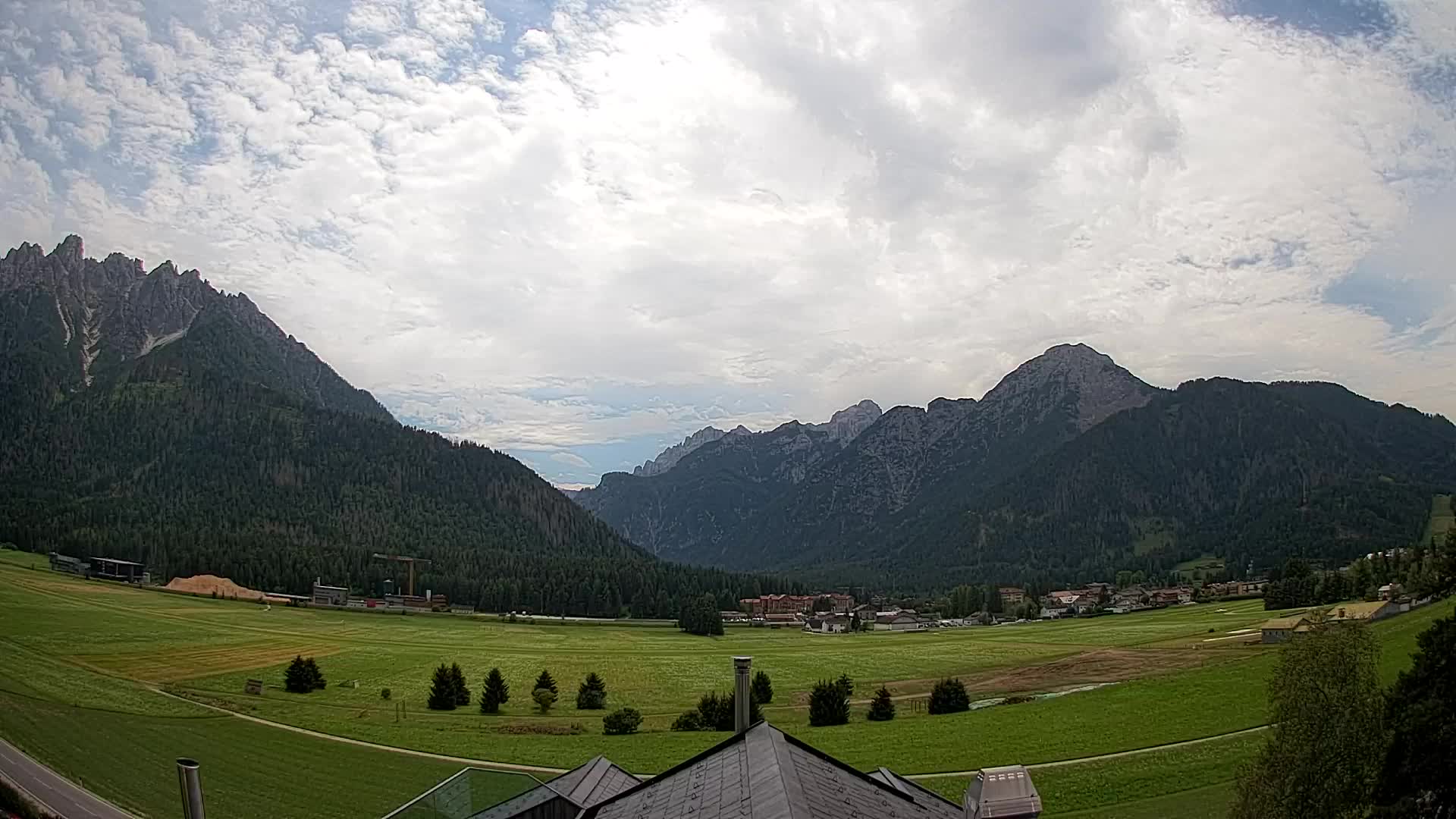 Webcam Toblach Dolomites – Vue depuis l’Hôtel Rosengarten