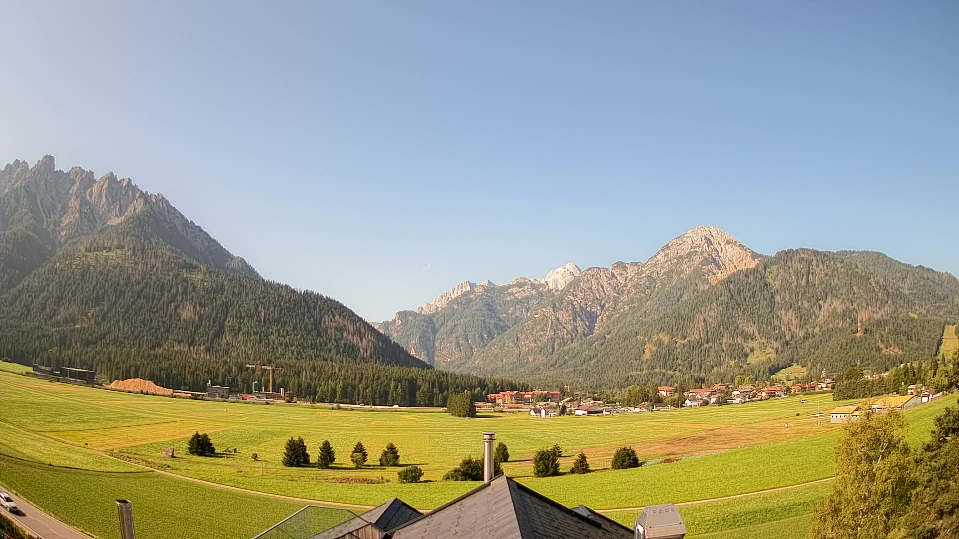 Webcam Toblach Dolomiten – Blick vom Hotel Rosengarten